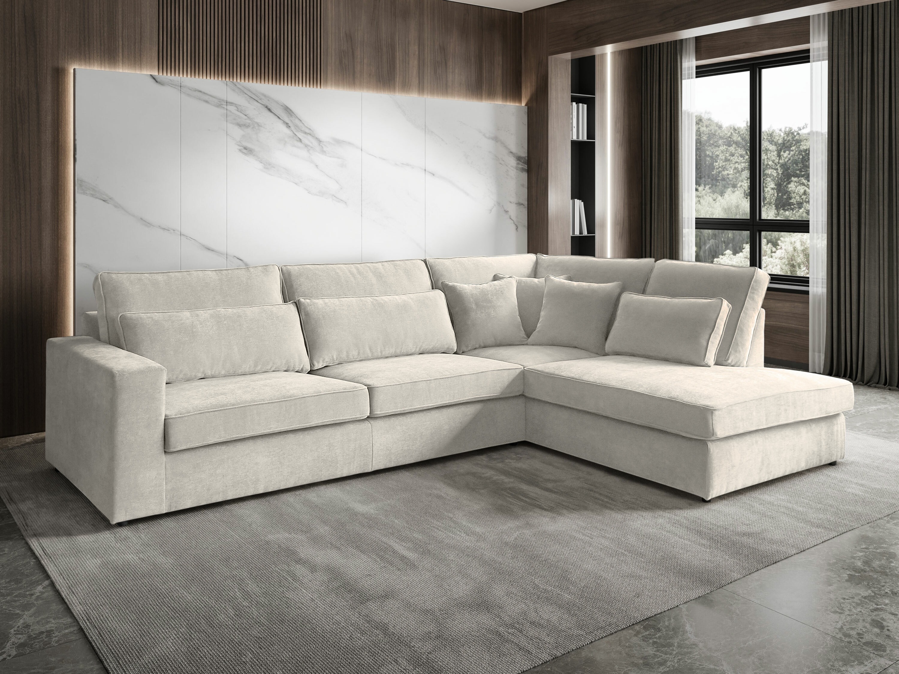 Corner sofa Margate 122 (Sereno 681)