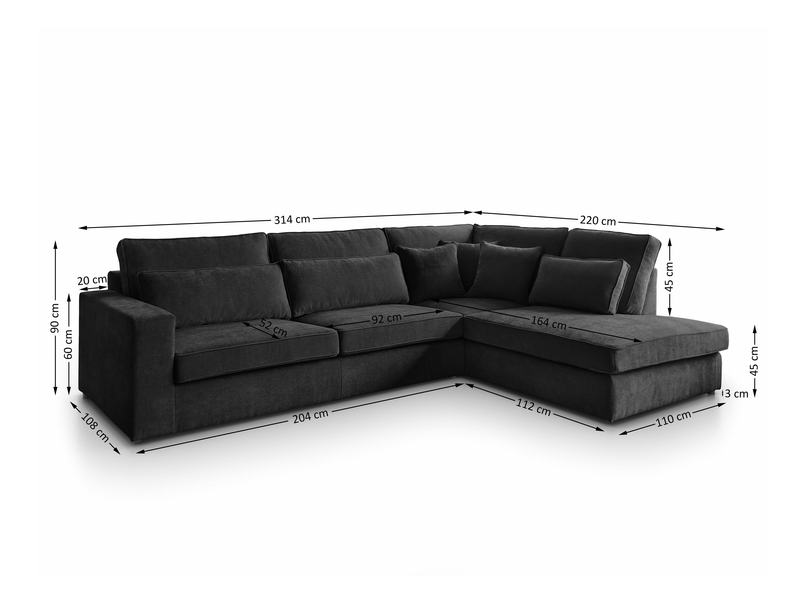 Corner sofa Margate 122 (Sereno 696)