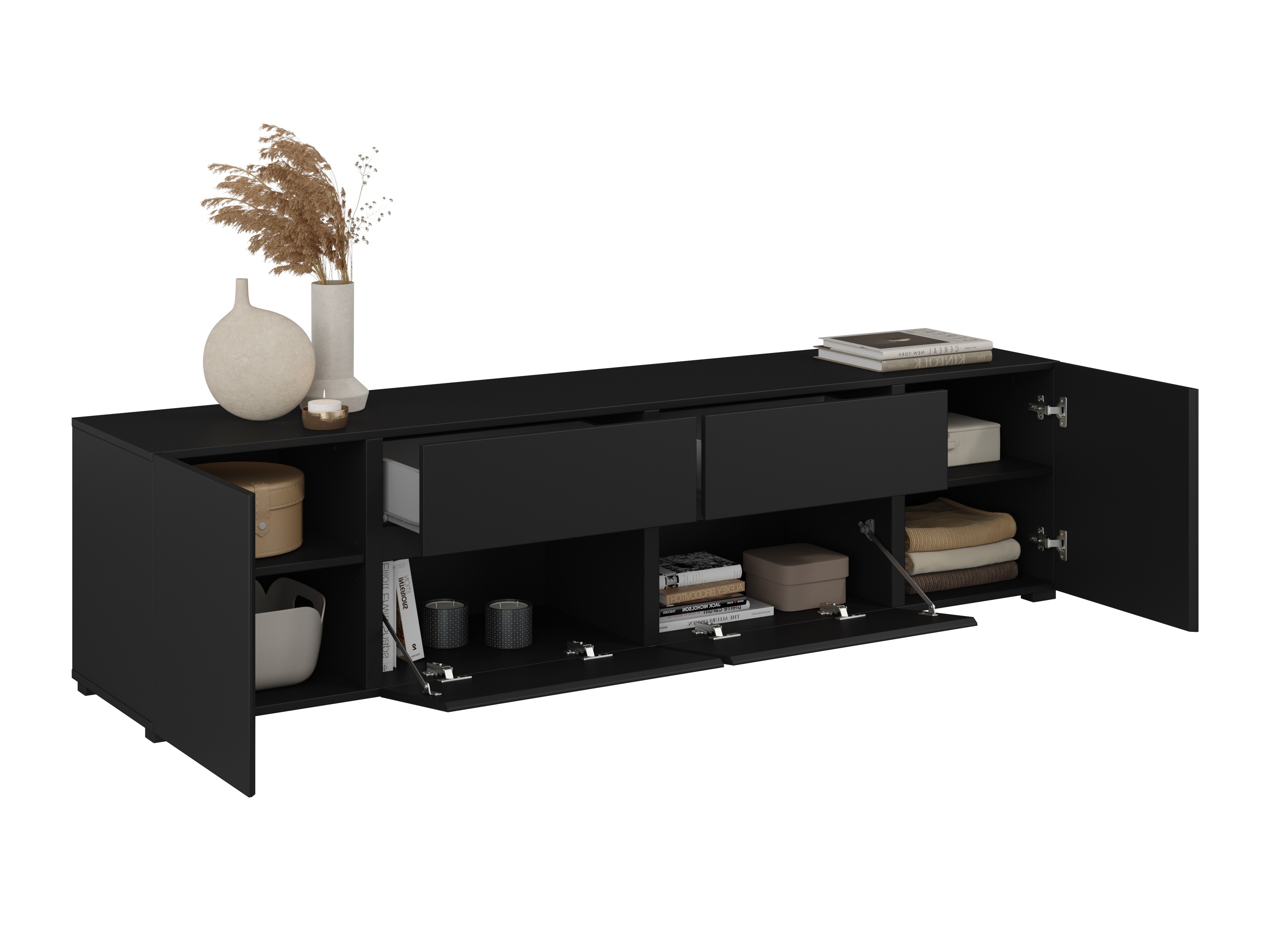 TV stand Elbleve 100 (Black)