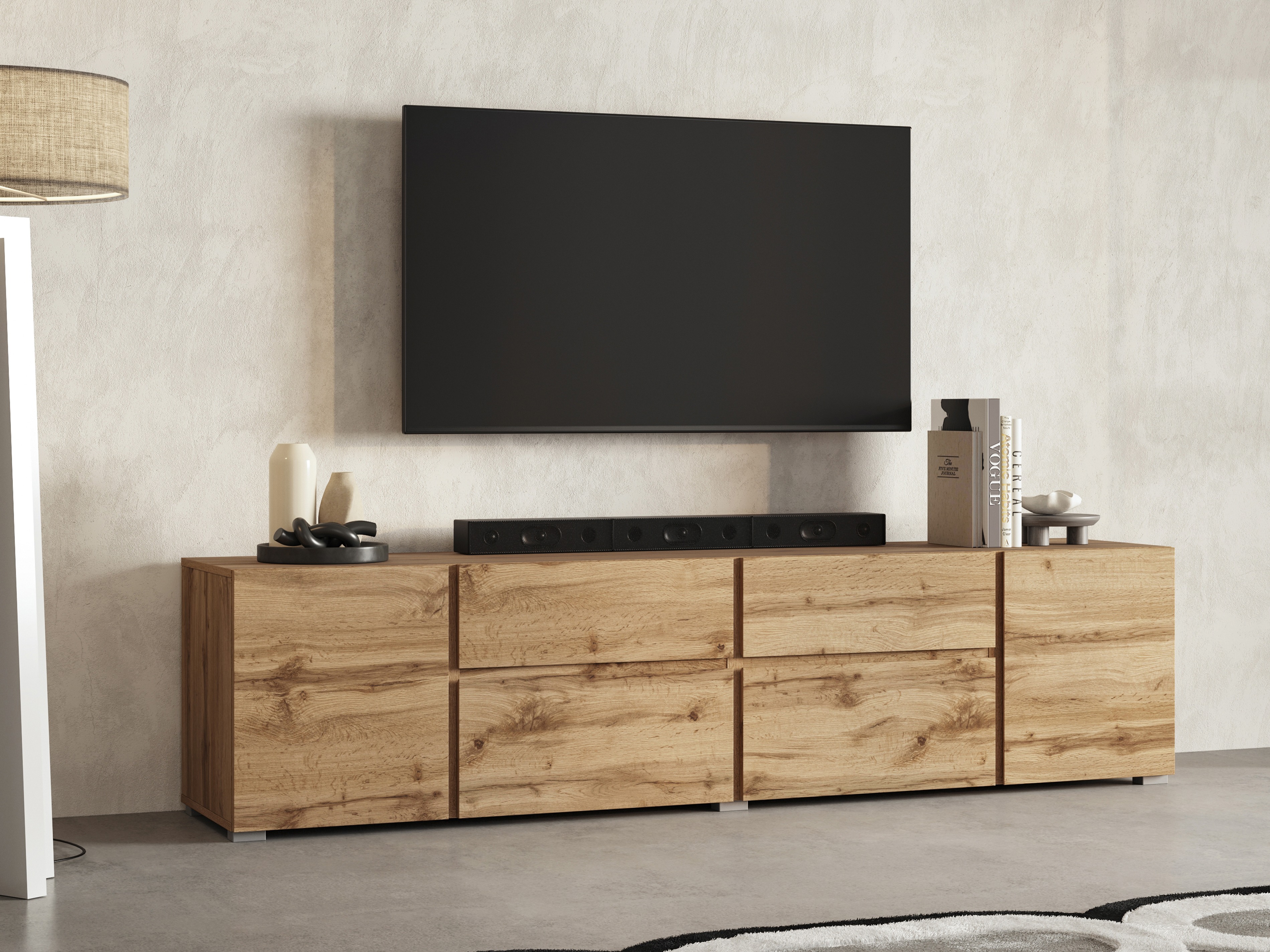 TV stand Elbleve 100 (Wotan Oak)