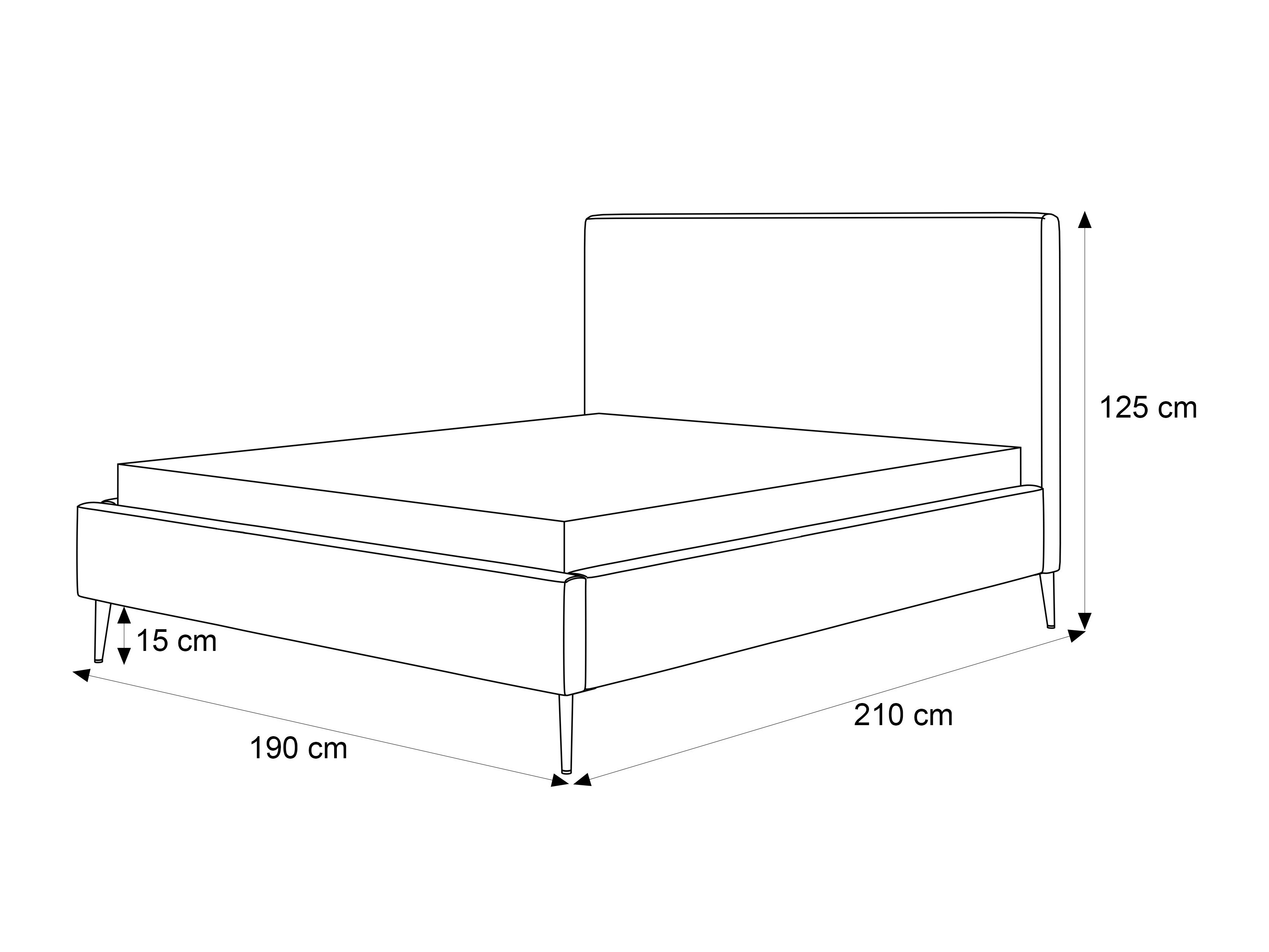 Bed Martinez 124 (Tilia 100)