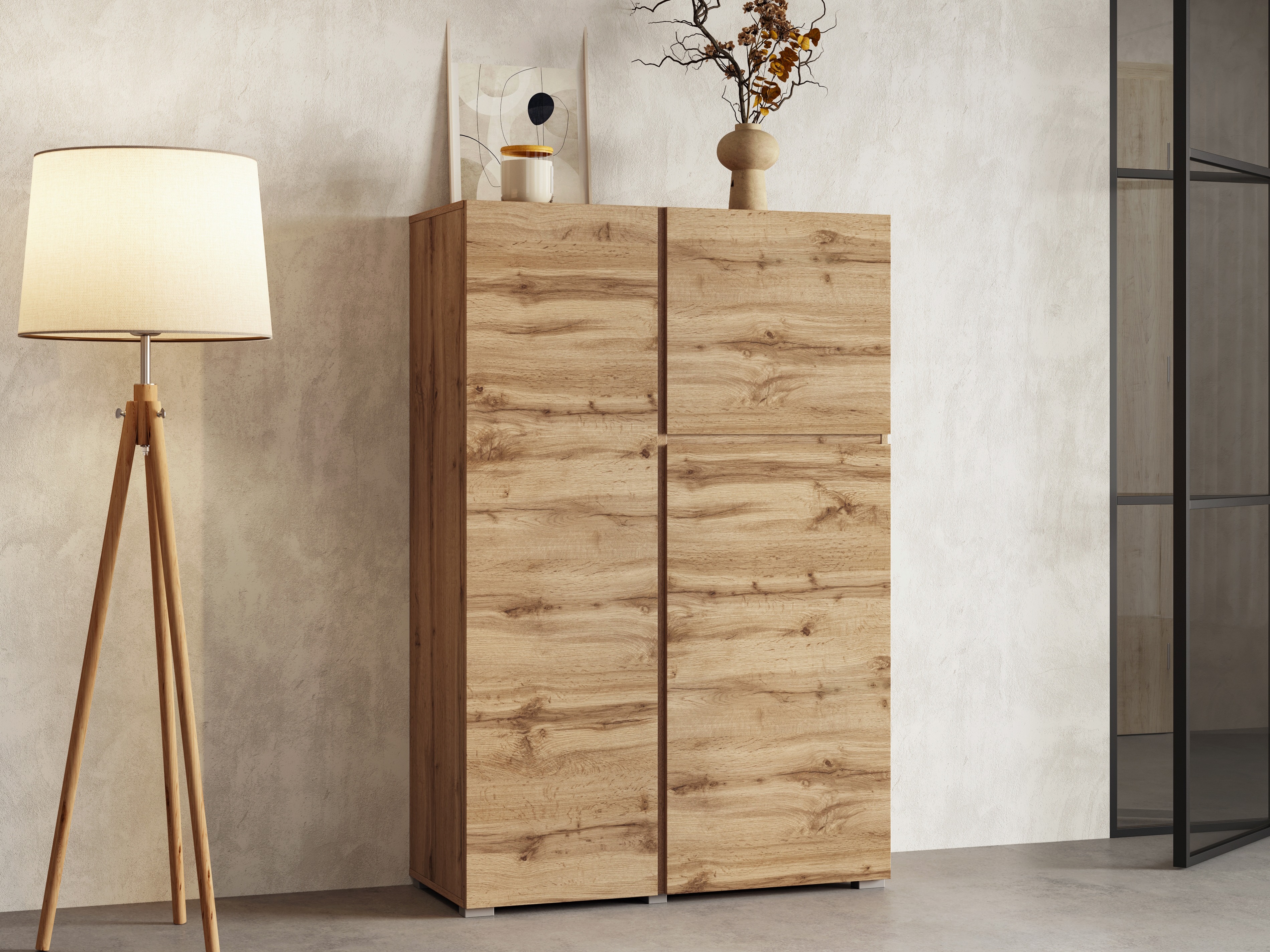 Bookcase Elbleve 102 (Wotan Oak)