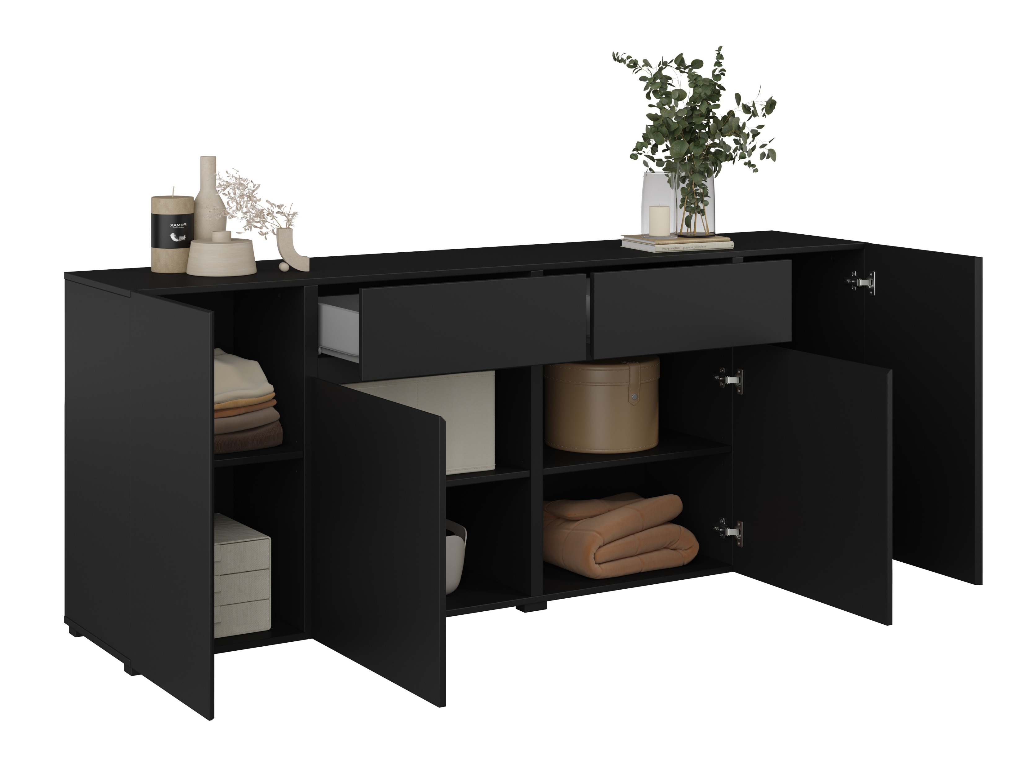 Chest of drawers Elbleve 103 (Black)