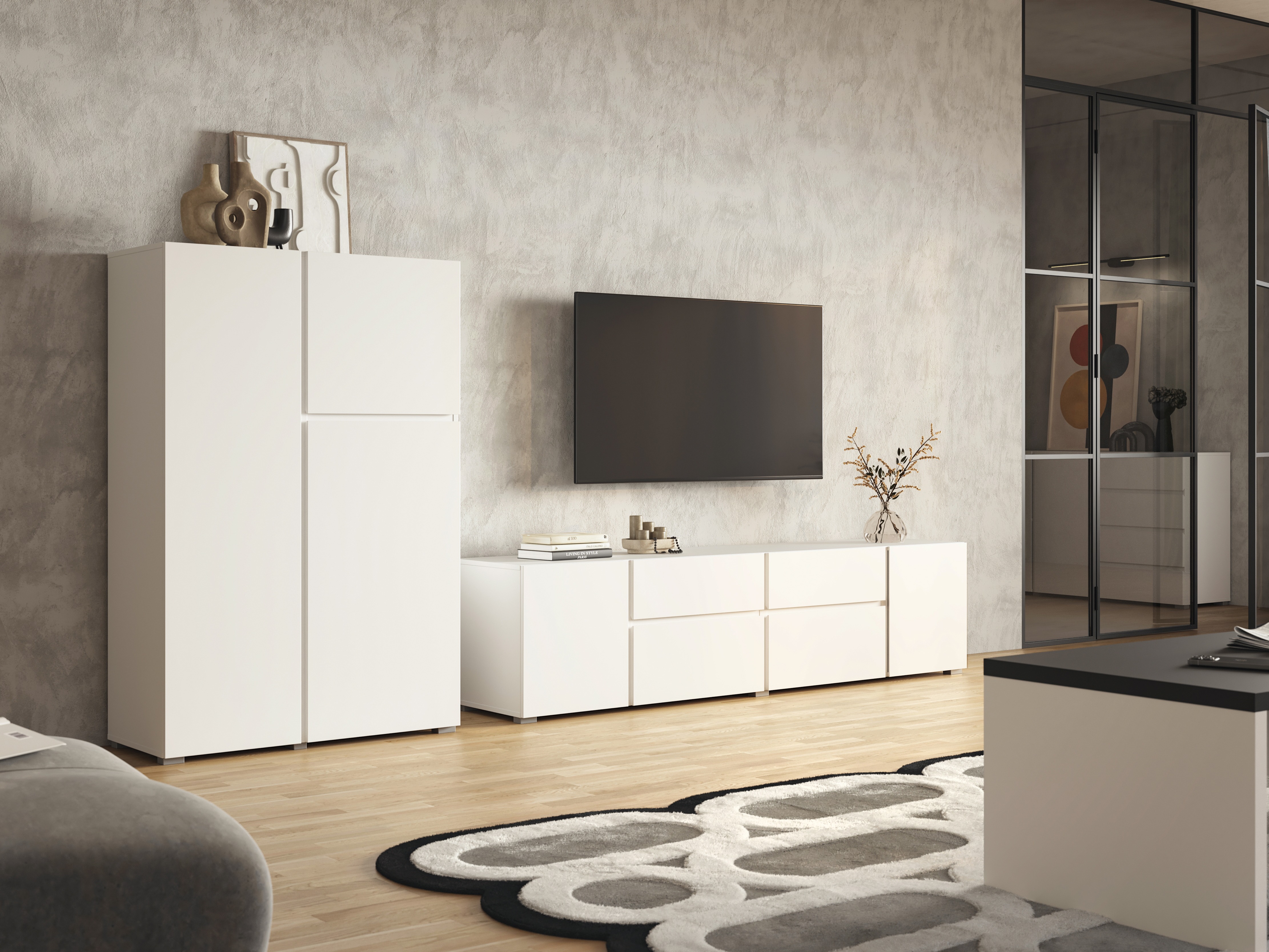 Living room set Elbleve 104 (White)