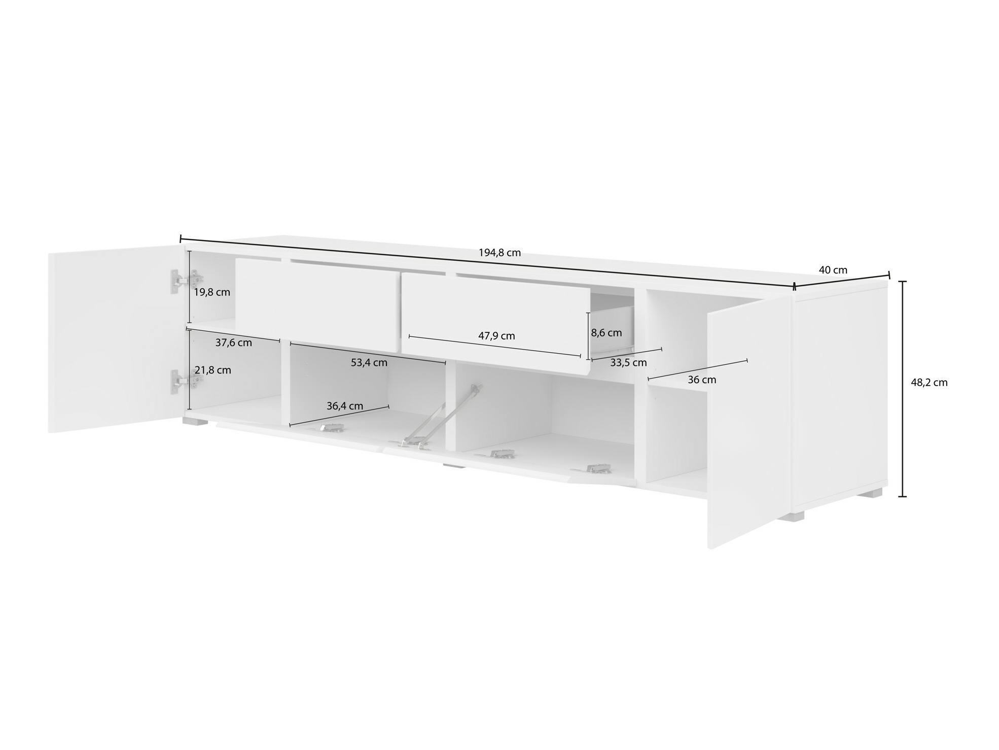 Living room set Elbleve 104 (White)