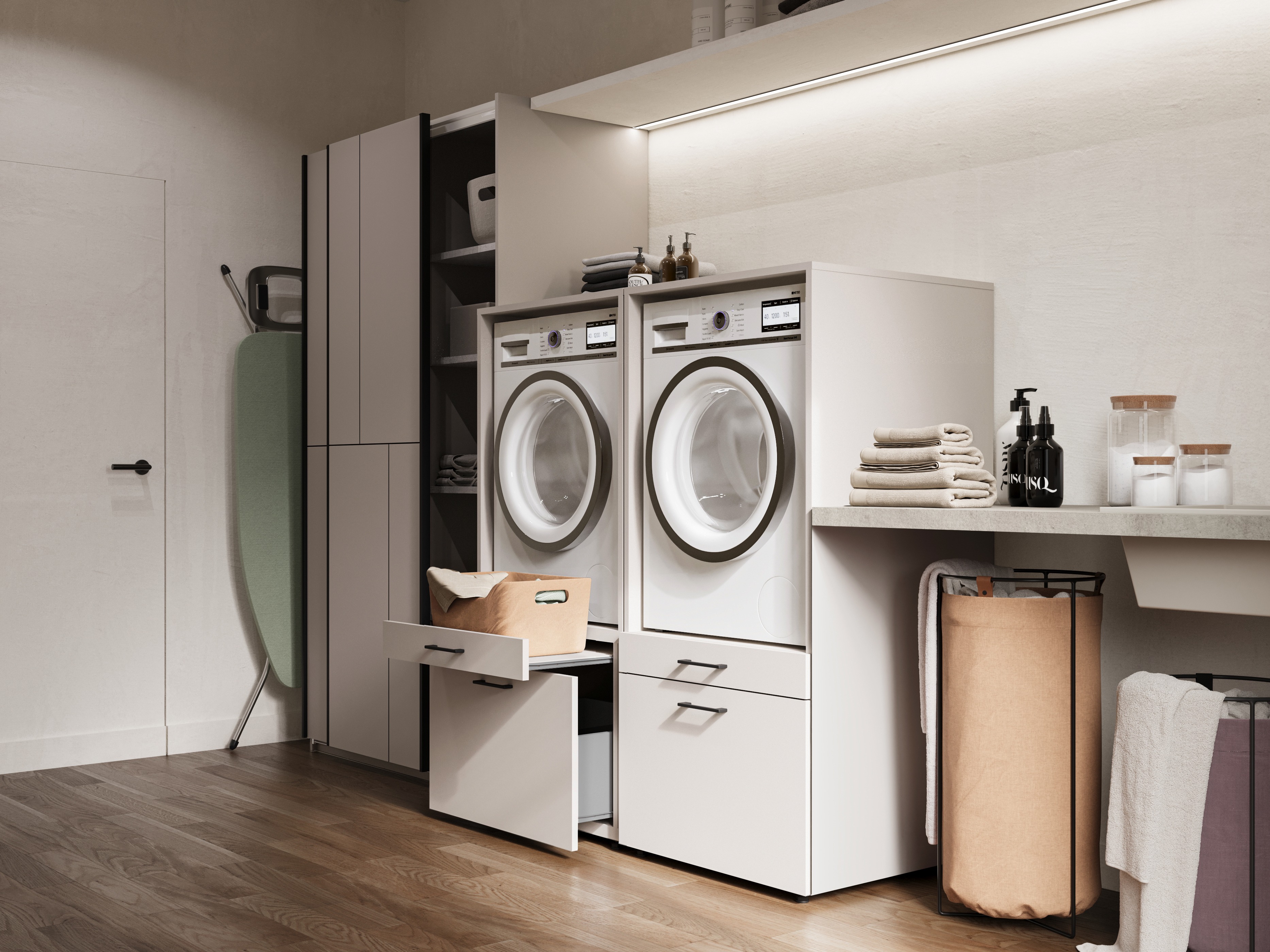 Bathroom shelf Novdele 102 (Cashmere)