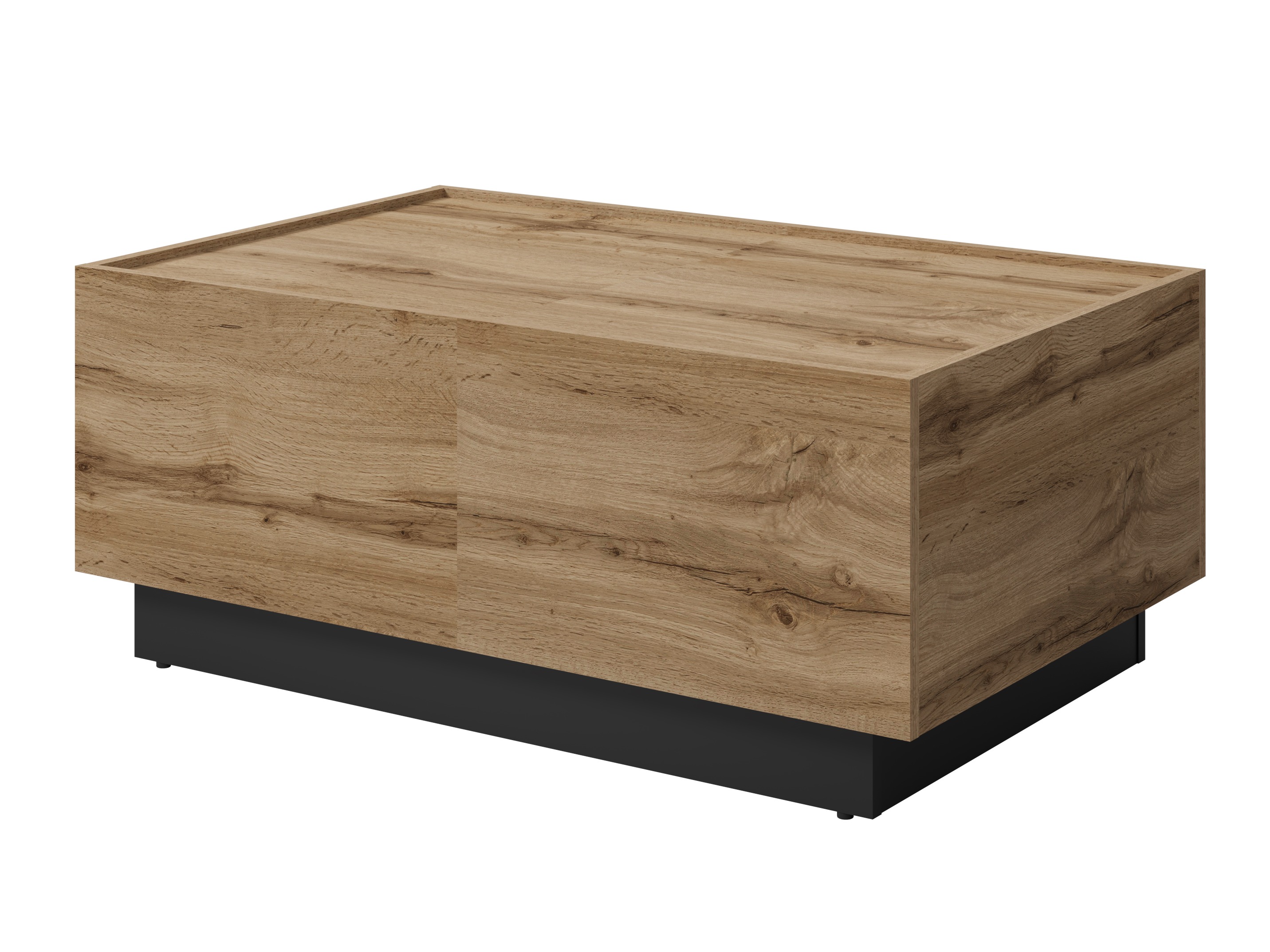 Coffee table transformer Austin 380 (Wotan Oak + Black)
