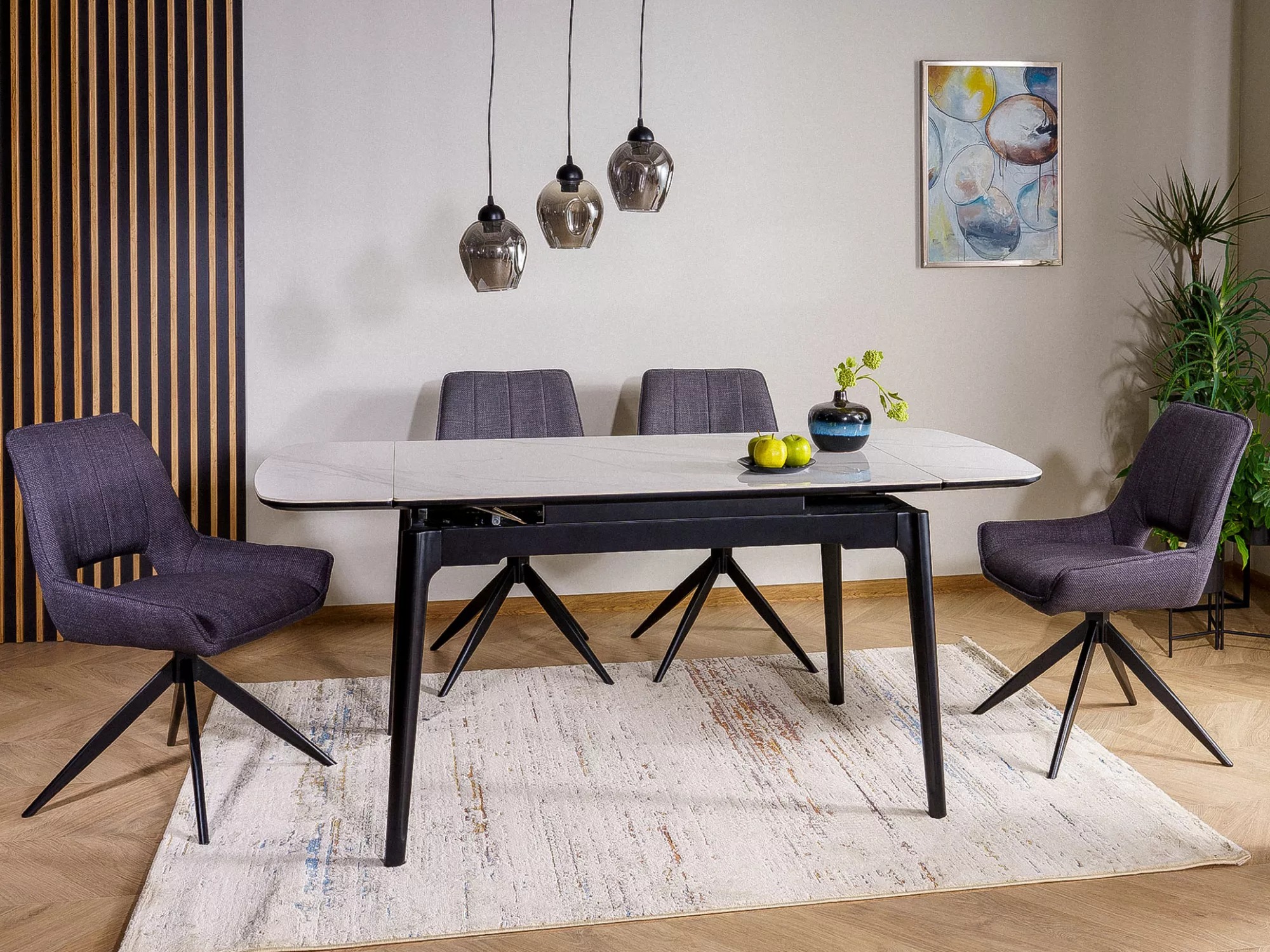 Table Detroit 921 (White marble)