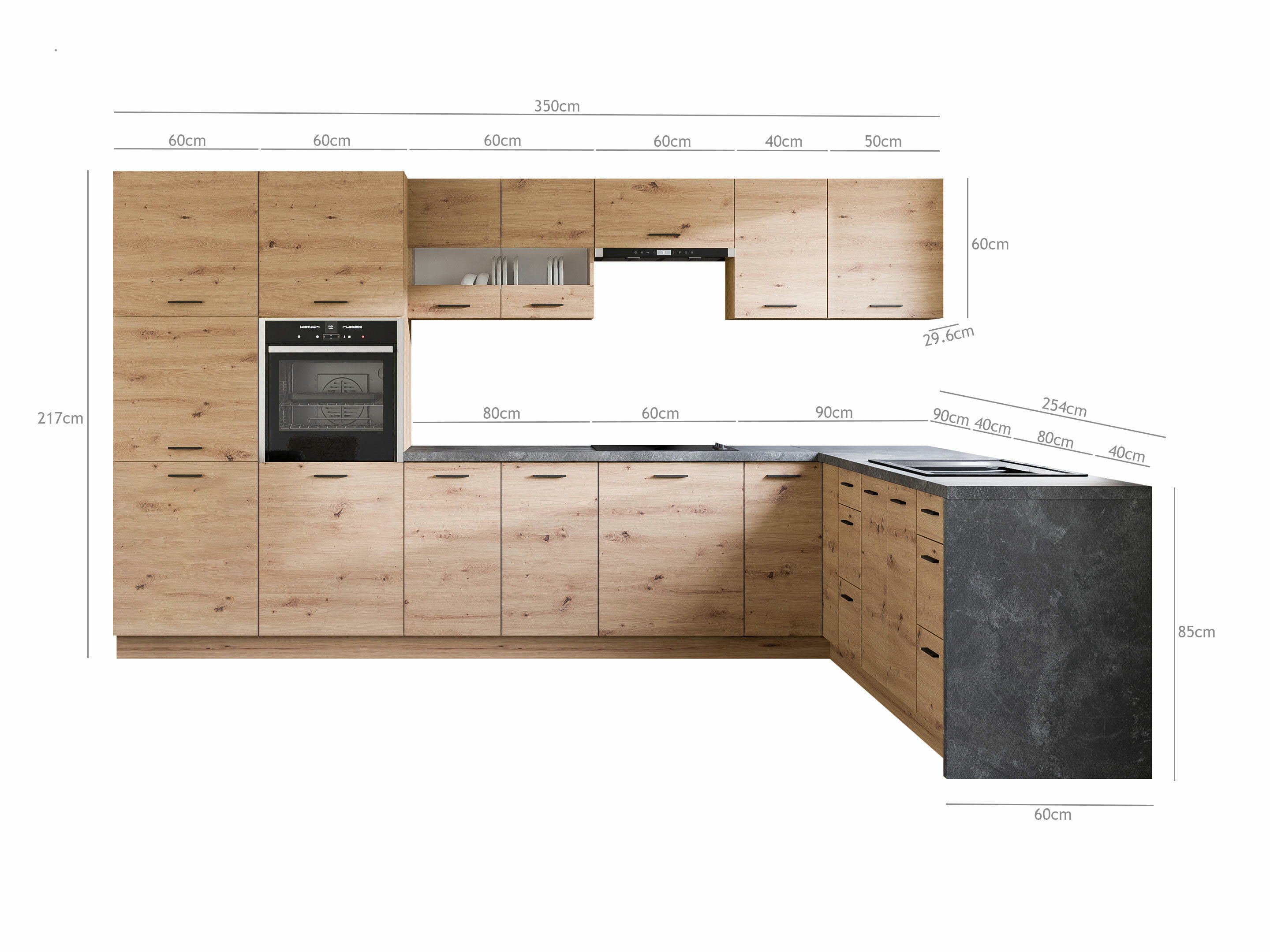 Modular kitchen set Ati Artisan 130