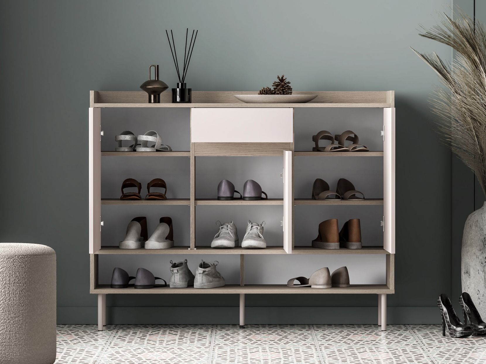 Shoe shelf Tivorlo 104