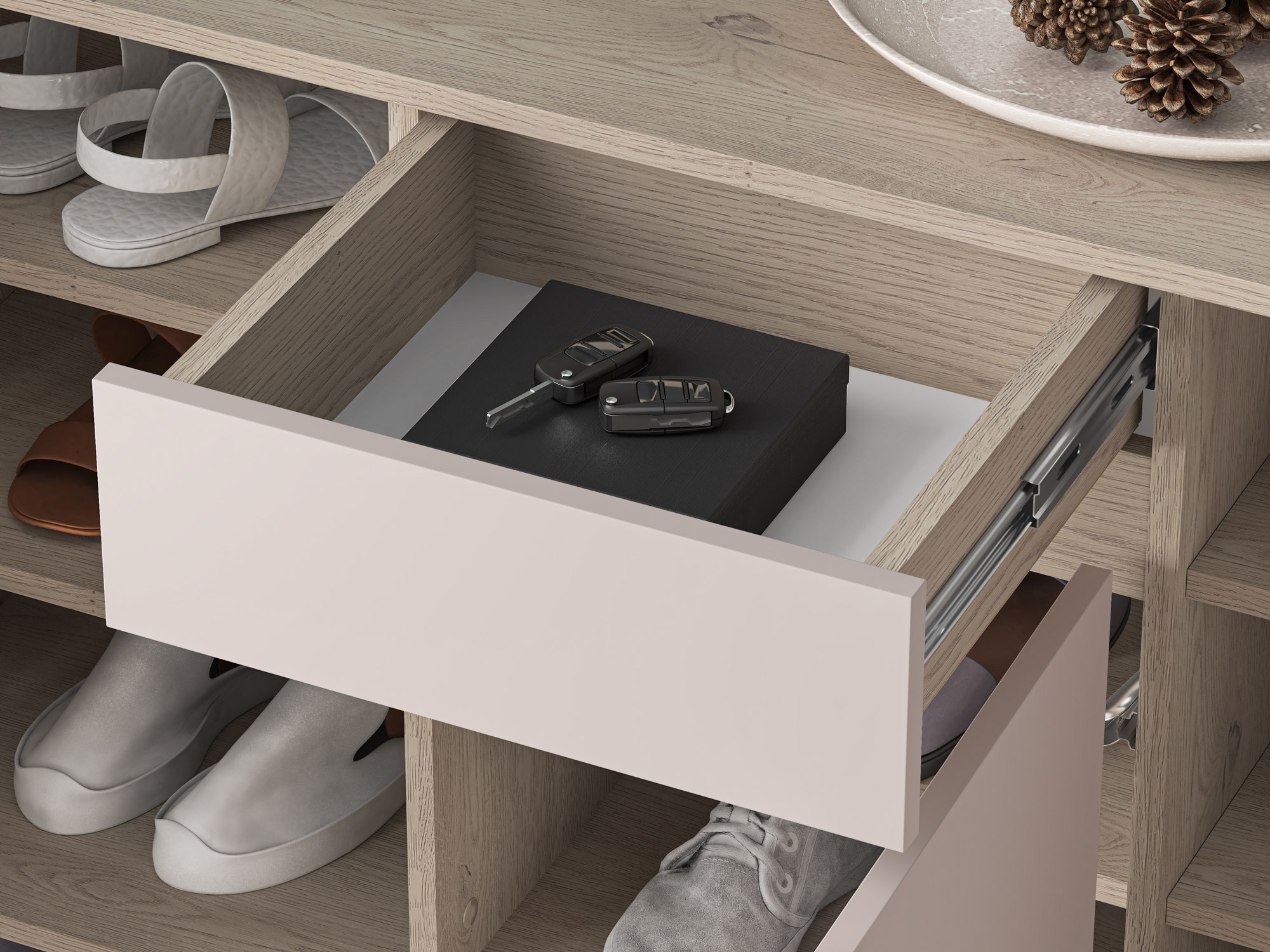 Shoe shelf Tivorlo 104