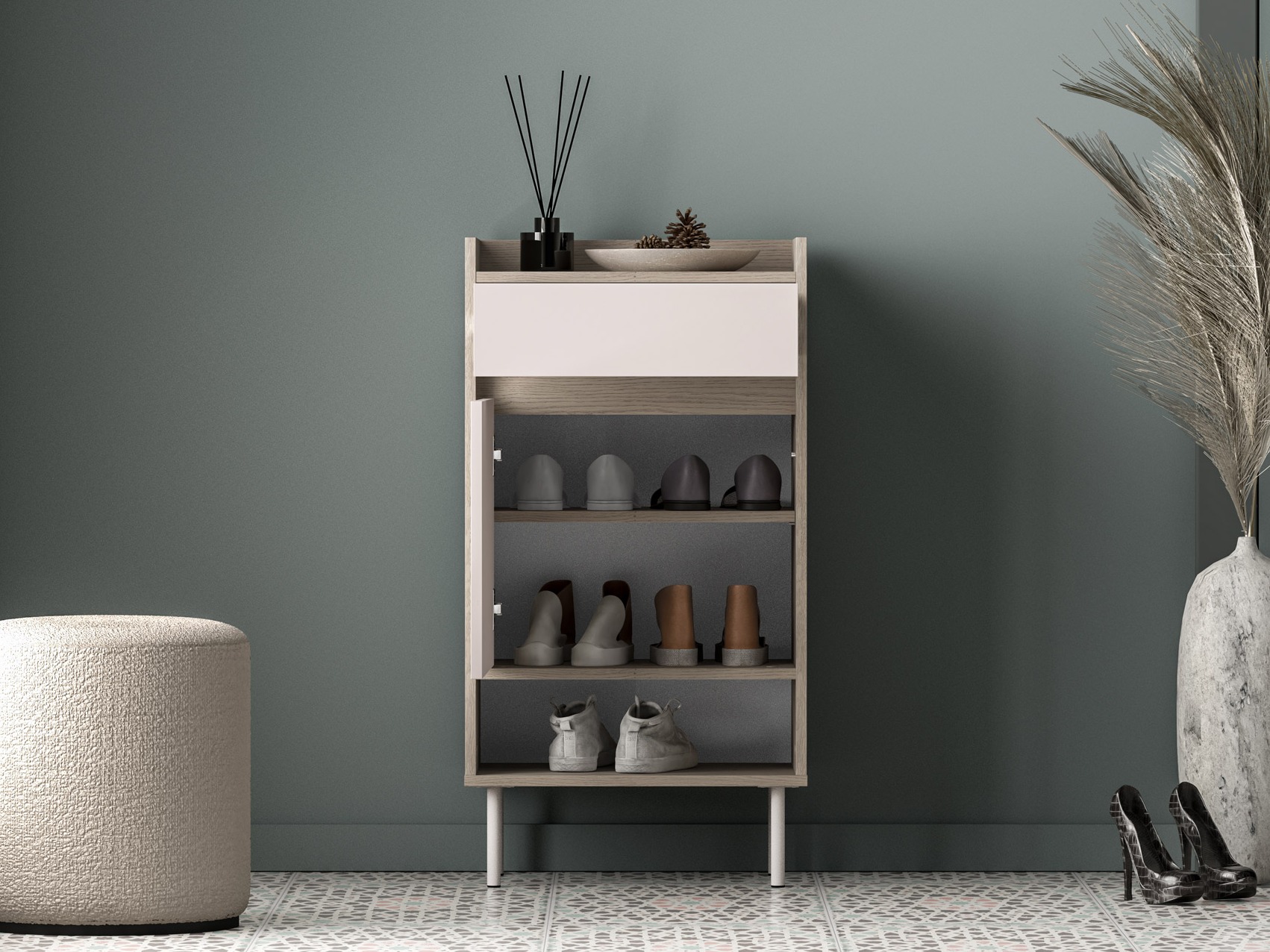 Shoe shelf Tivorlo 106