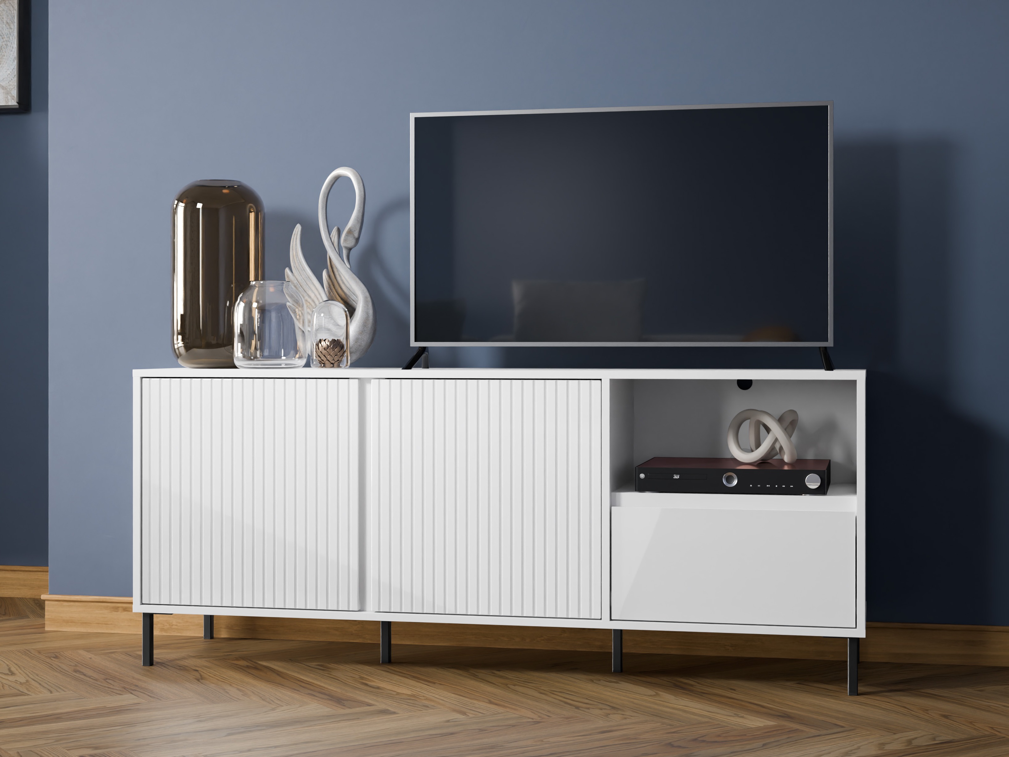 TV stand Ruvrevi 100 (White)