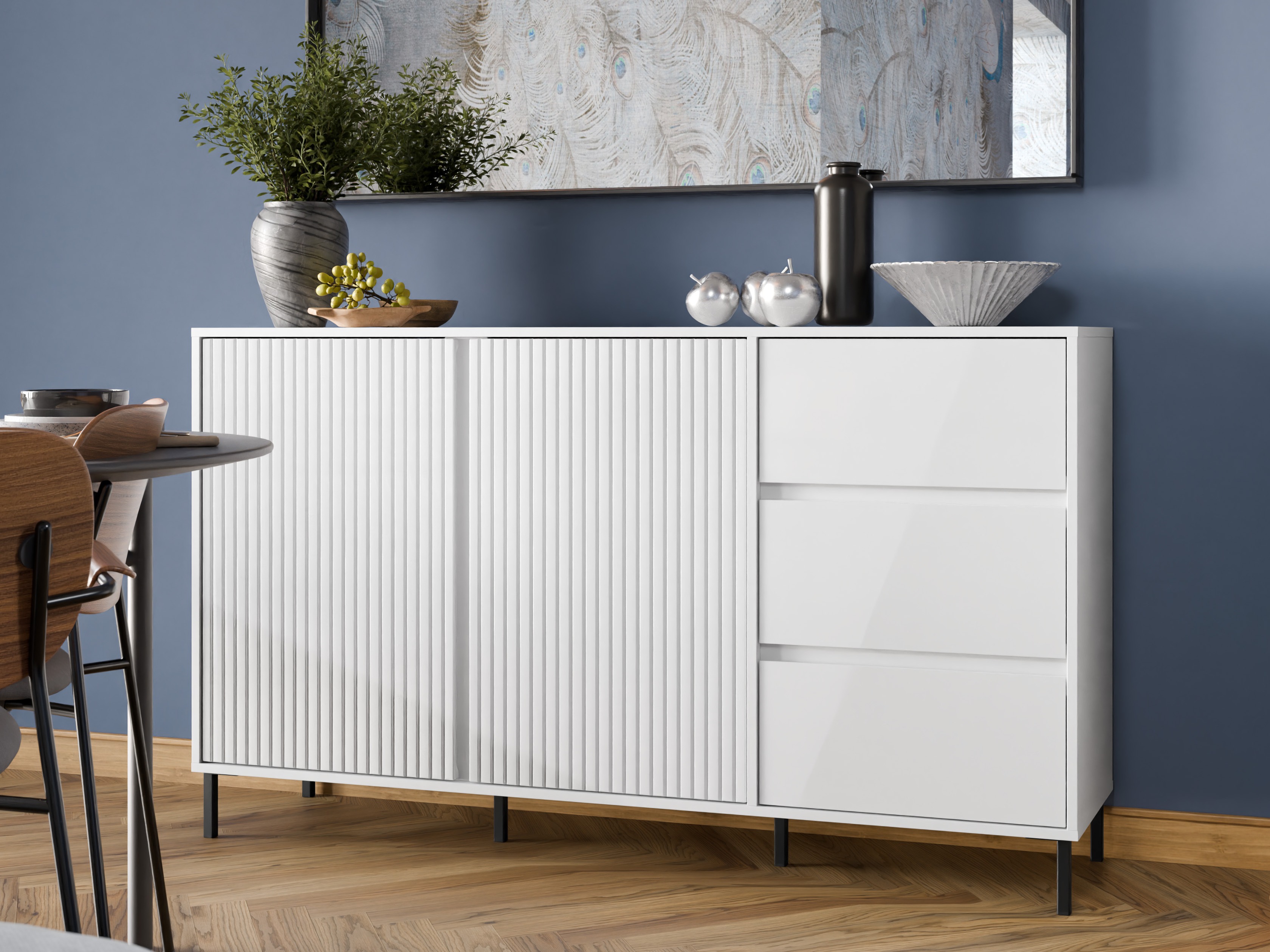 Chest of drawers Ruvrevi 102 (White)
