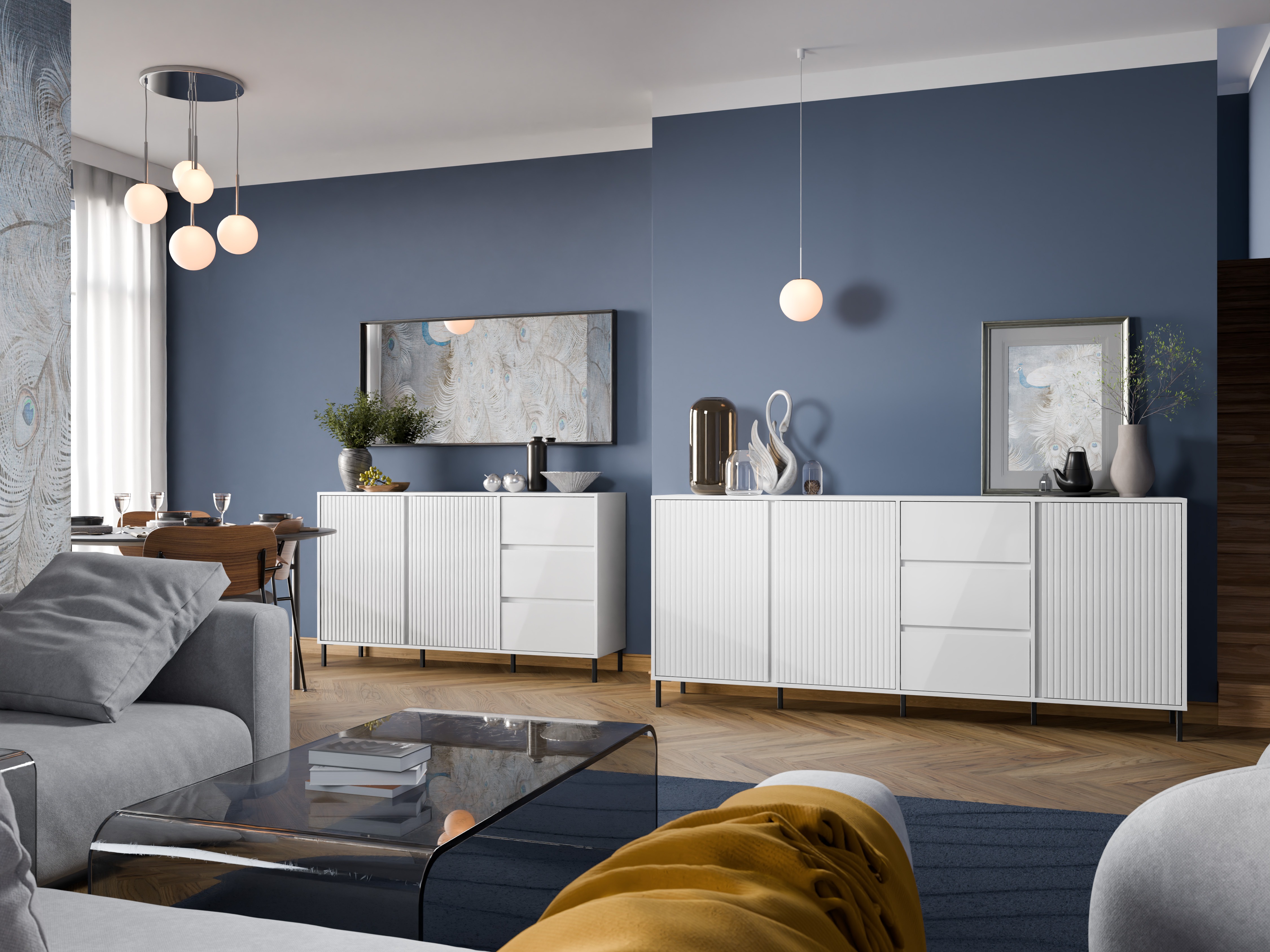 Chest of drawers Ruvrevi 103 (White)