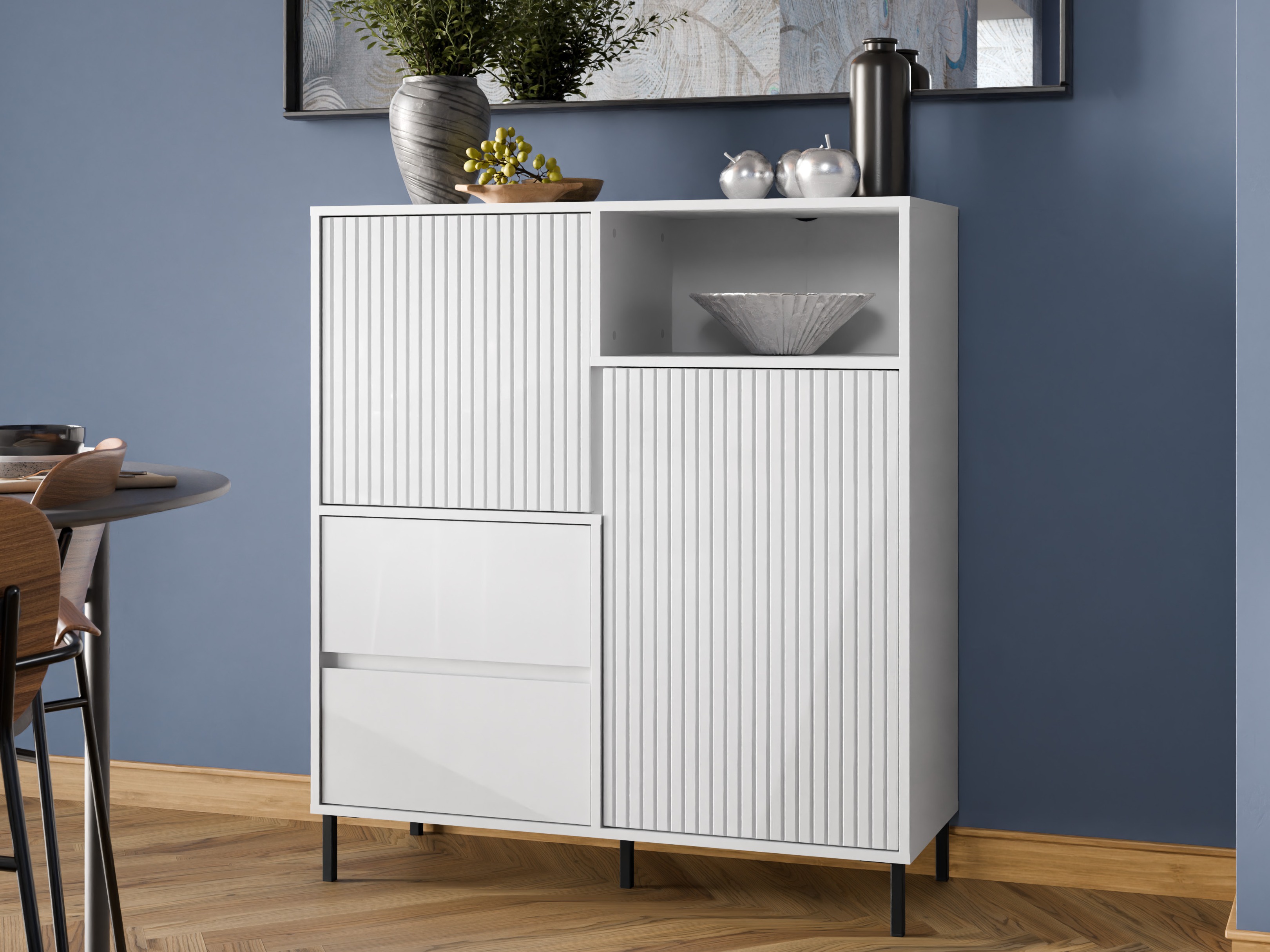 Chest of drawers Ruvrevi 104 (White)