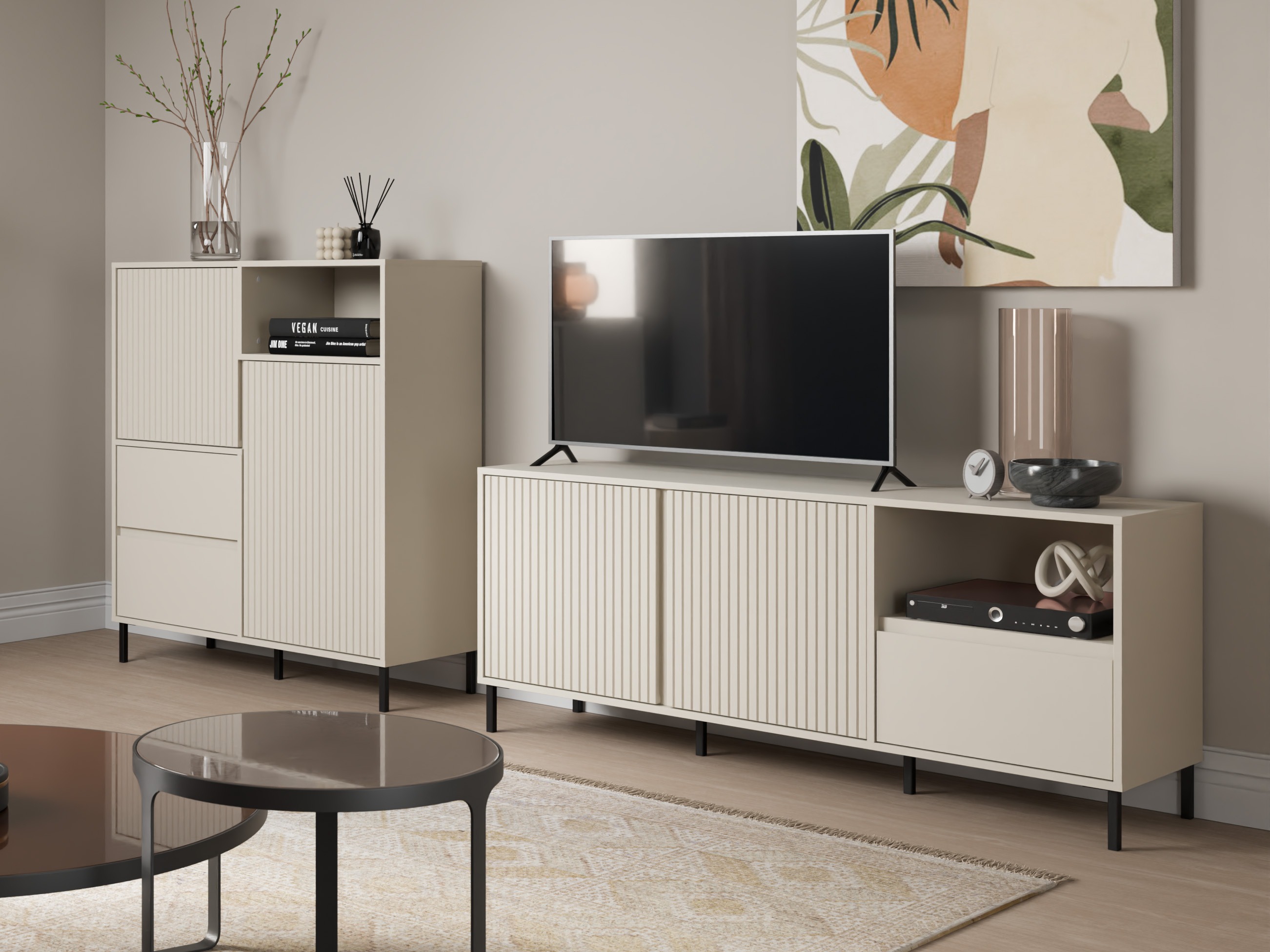 Living room set Ruvrevi 106 (Cashmere)