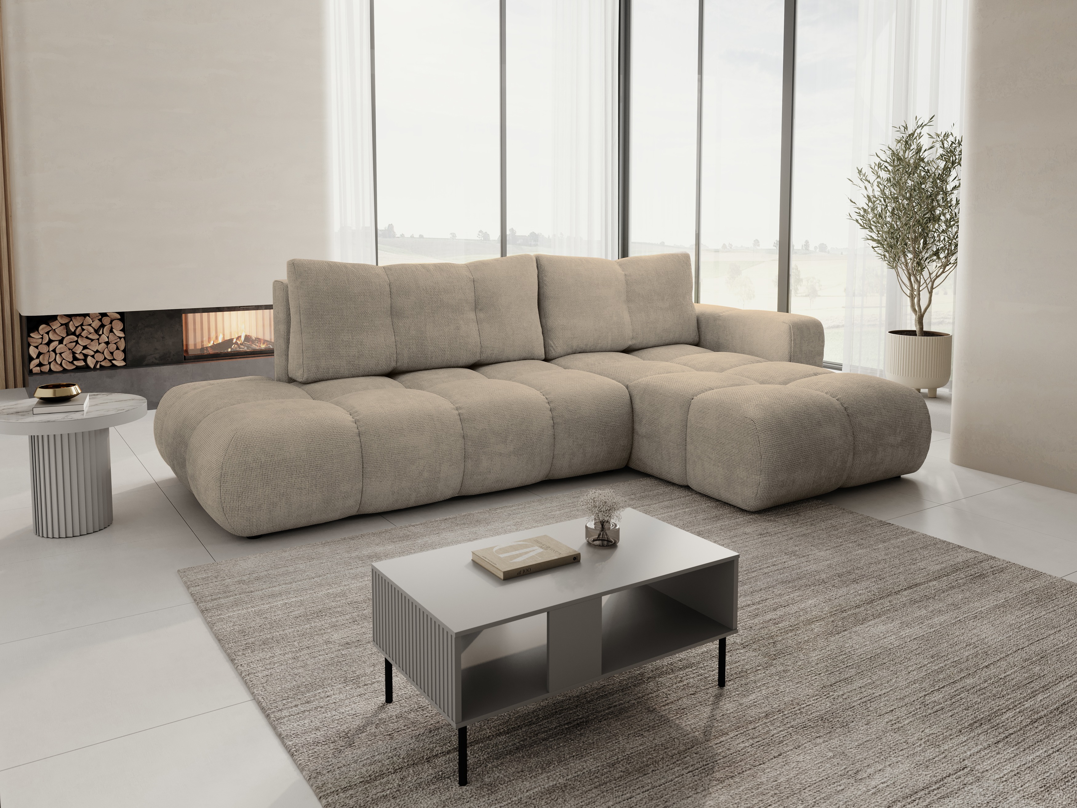Corner sofa Kingston 156 (Flow 01)
