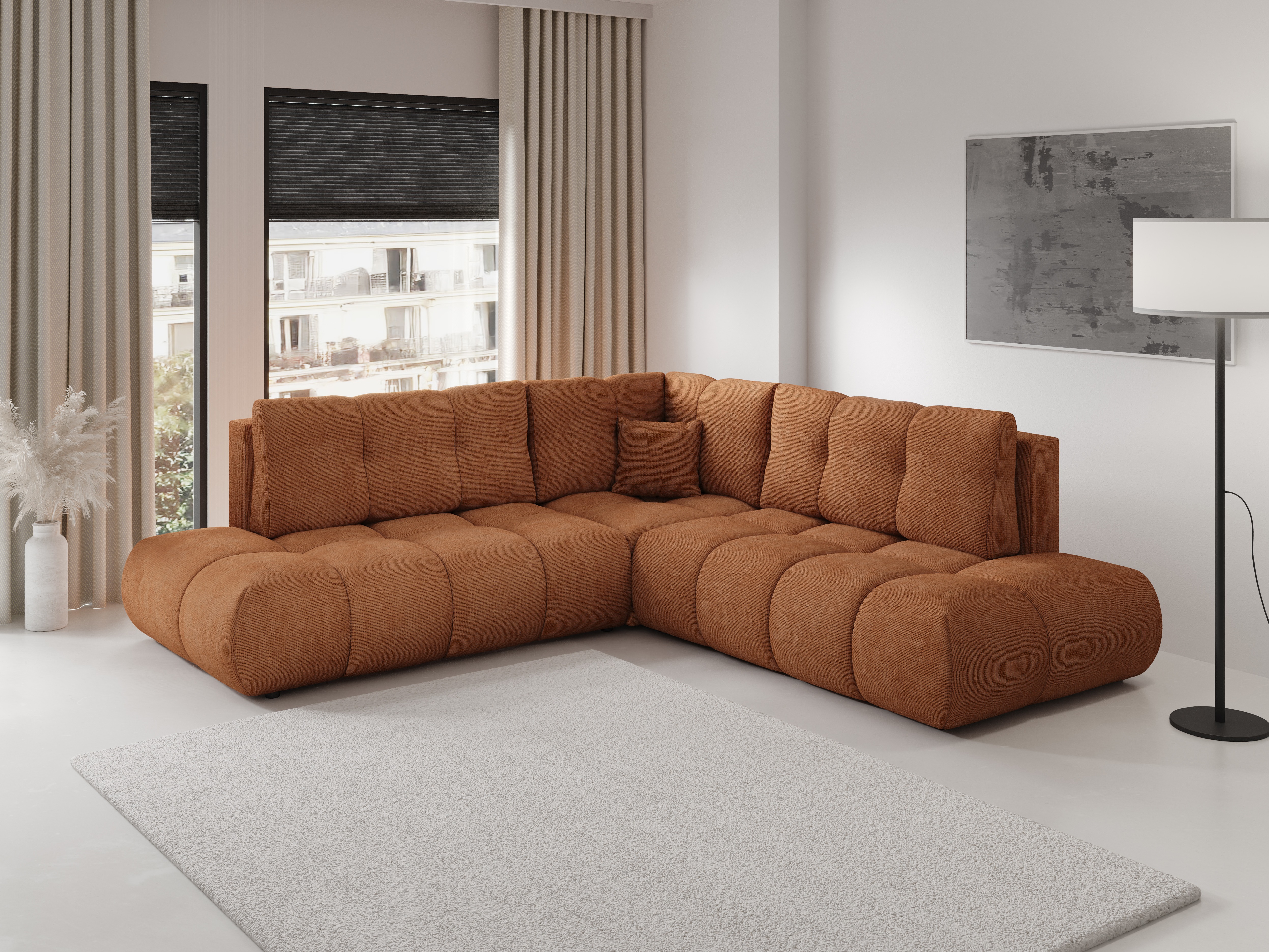 Corner sofa Kingston 197 (Flow 09)