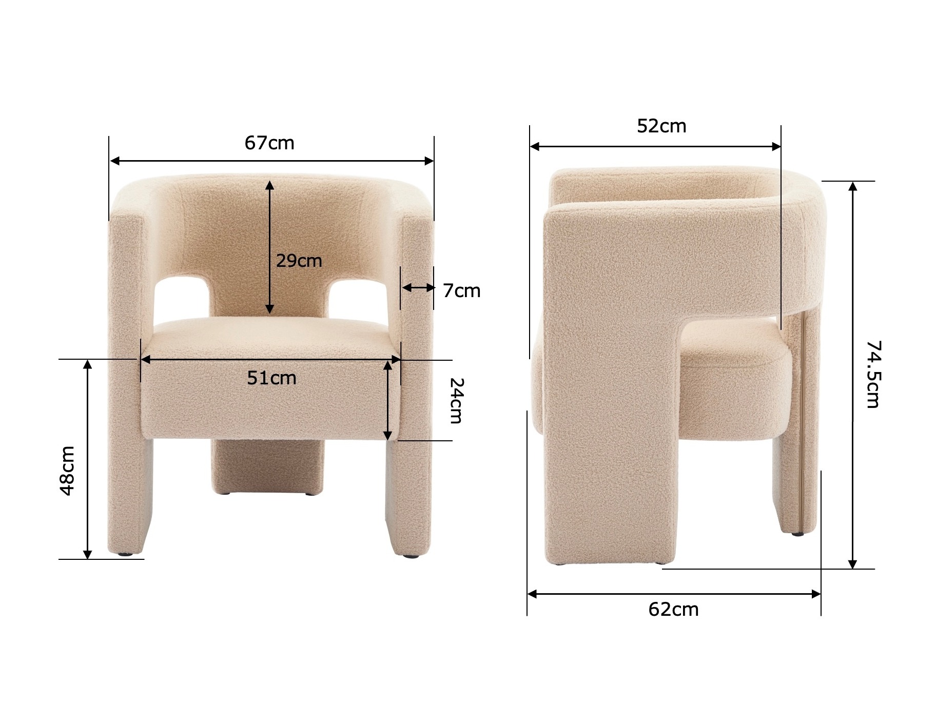 Armchair Comfivo Malva