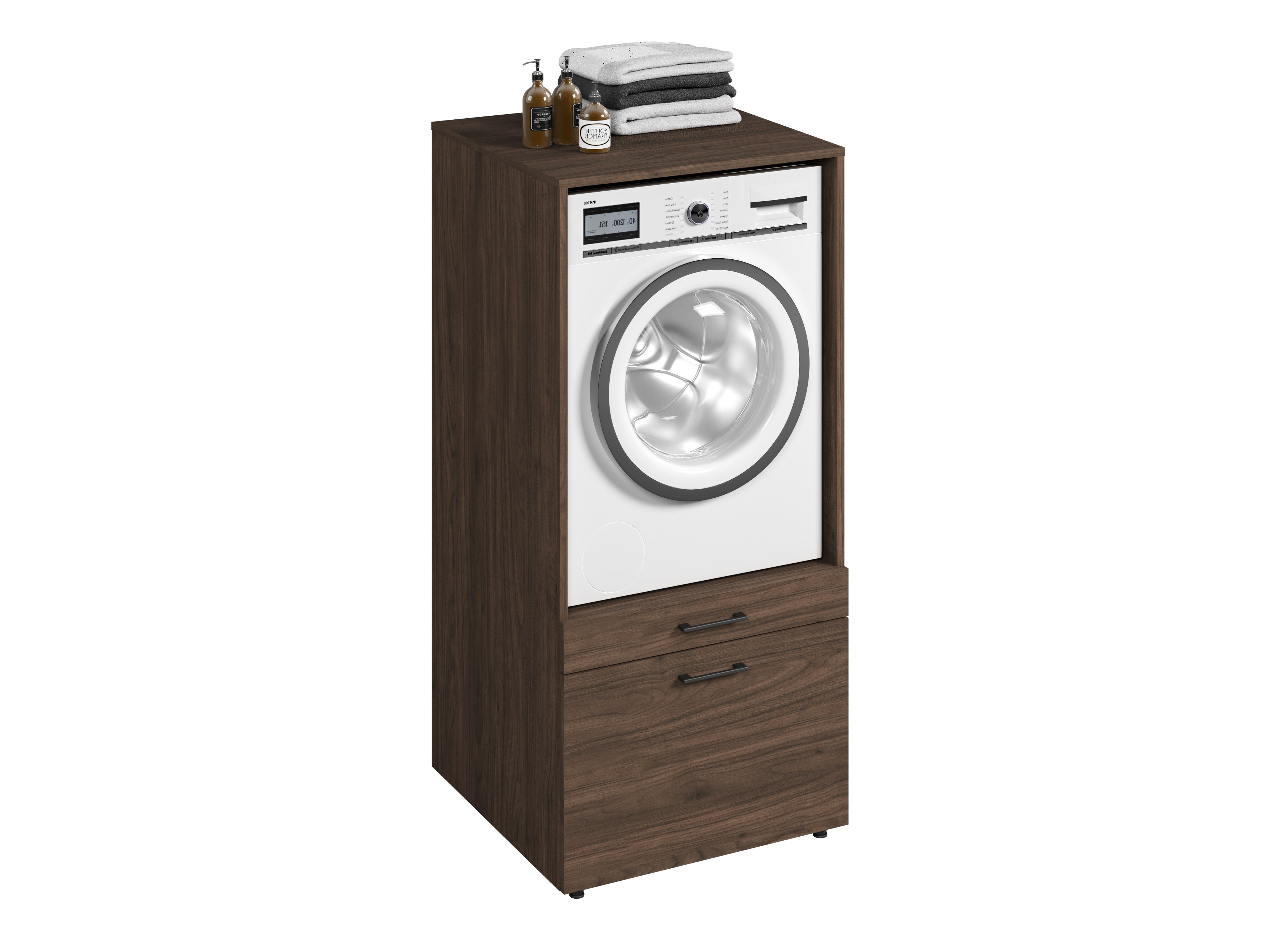 Bathroom shelf Novdele 102 (Walnut)