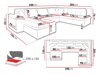 Corner sofa Comfivo 141 (Lux 06 + Lux 06 + Lux 05)