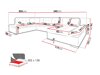 Corner sofa Comfivo 149 (Lux 03)