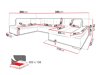 Corner sofa Comfivo 149 (Lux 03)