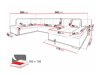 Corner sofa Comfivo 149 (Lux 06 + Lux 05)