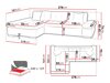Corner sofa Comfivo 151 (Lux 03)
