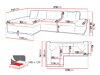 Corner sofa Comfivo 151 (Lux 03)