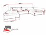 Corner sofa Comfivo 168 (Soft 011 + Lux 05 + Lux 06)