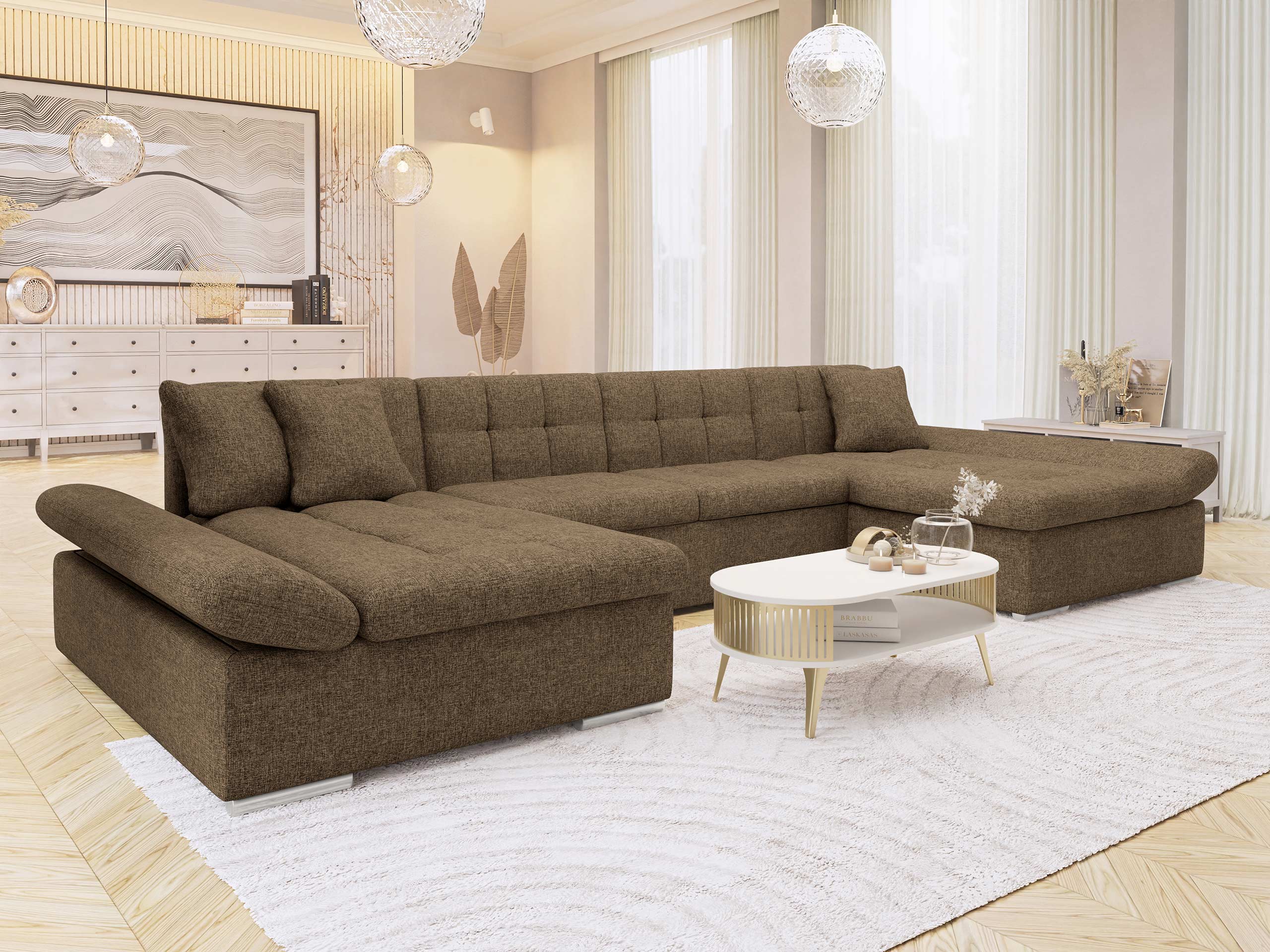 Corner sofa Comfivo Ficus I (Lux 03)