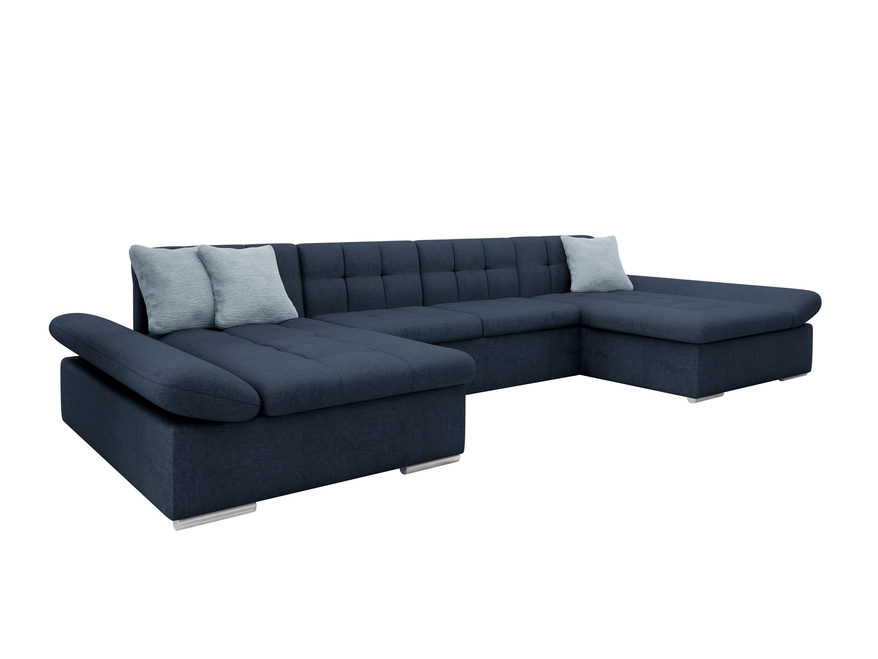 Corner sofa Comfivo Ficus II (Maya 09 + Mokka 71)