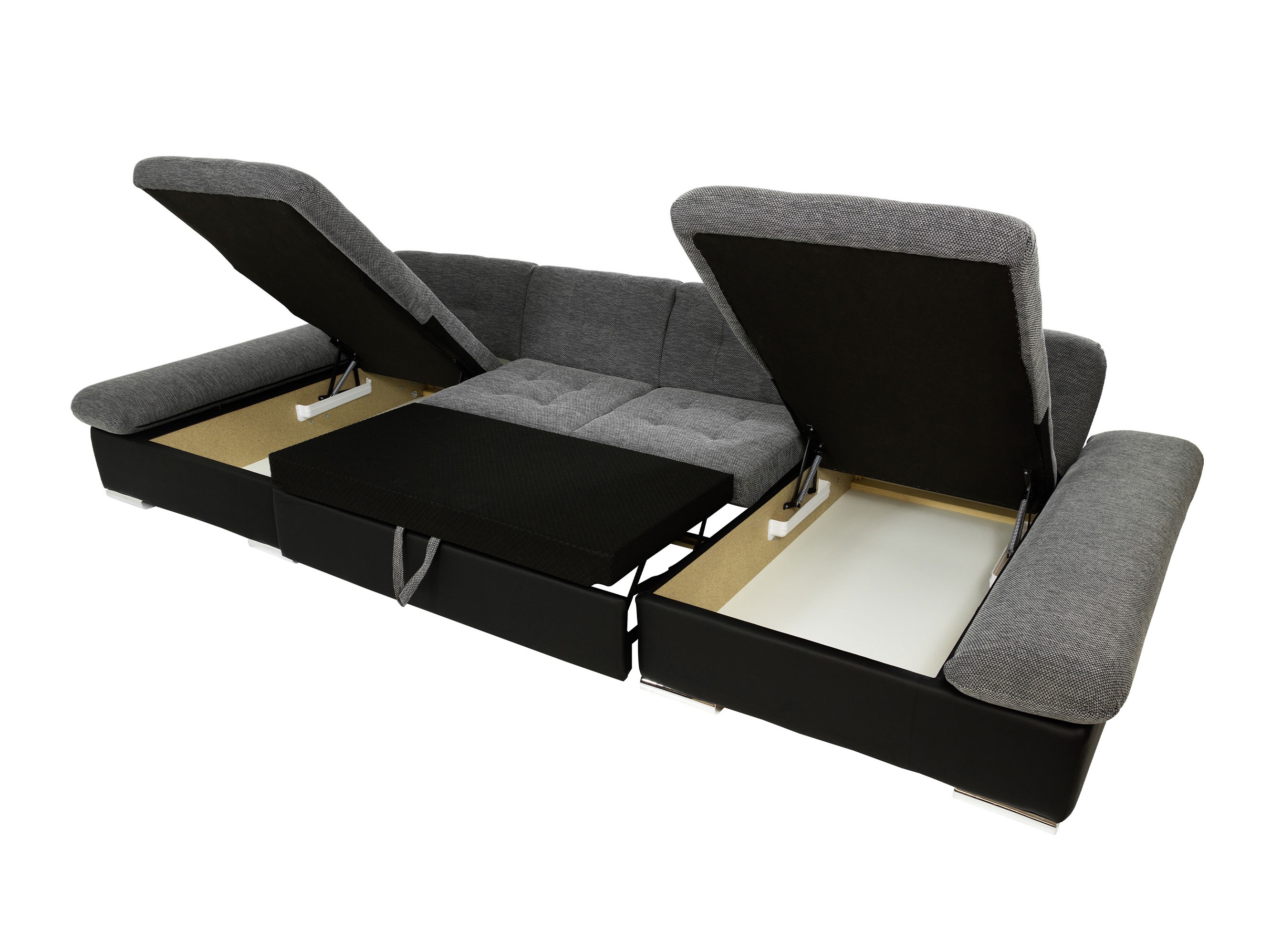 Corner sofa Comfivo Ficus II (Maya 09 + Mokka 71)