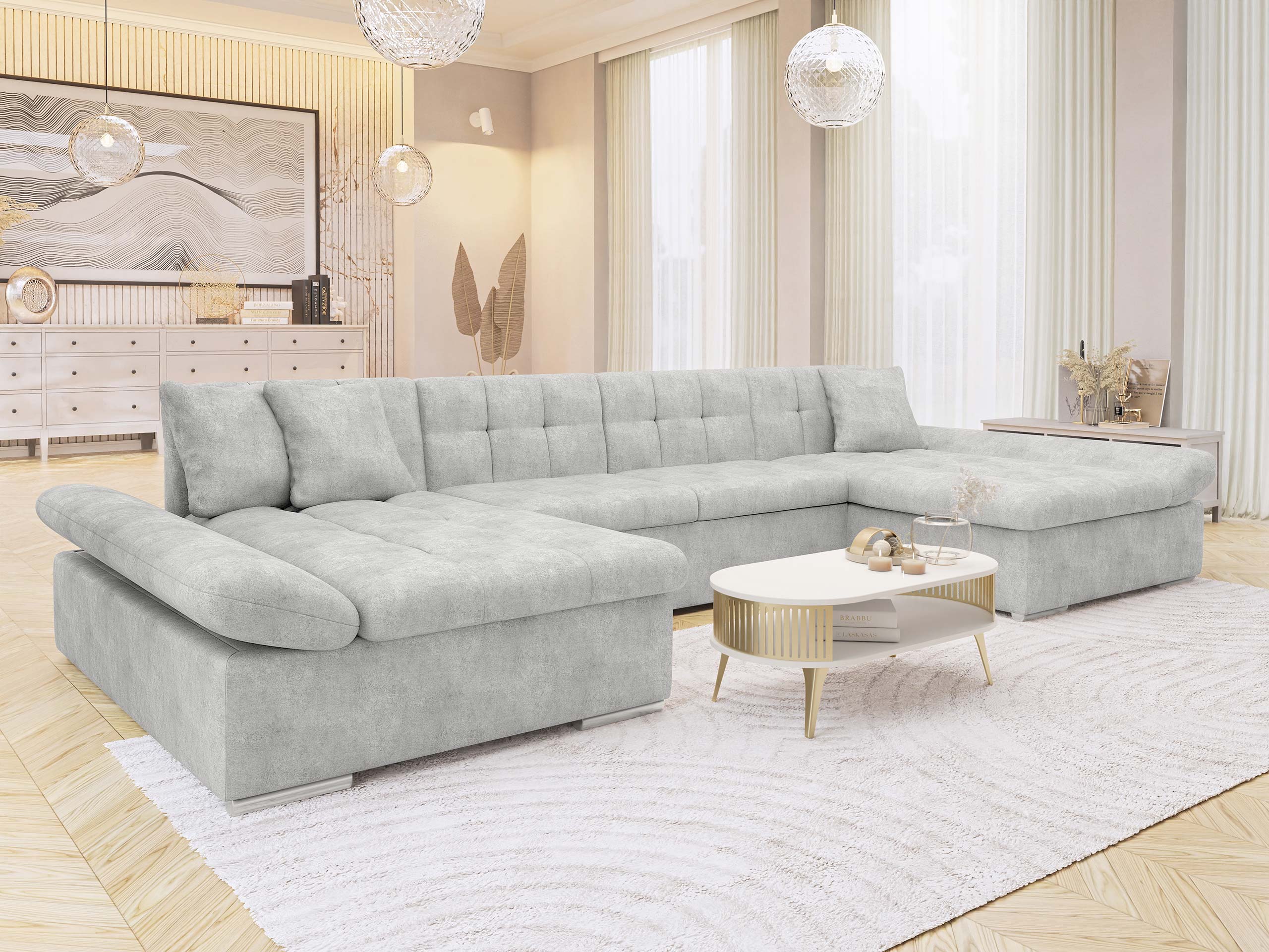 Corner sofa Comfivo Ficus II (Zoya 01)