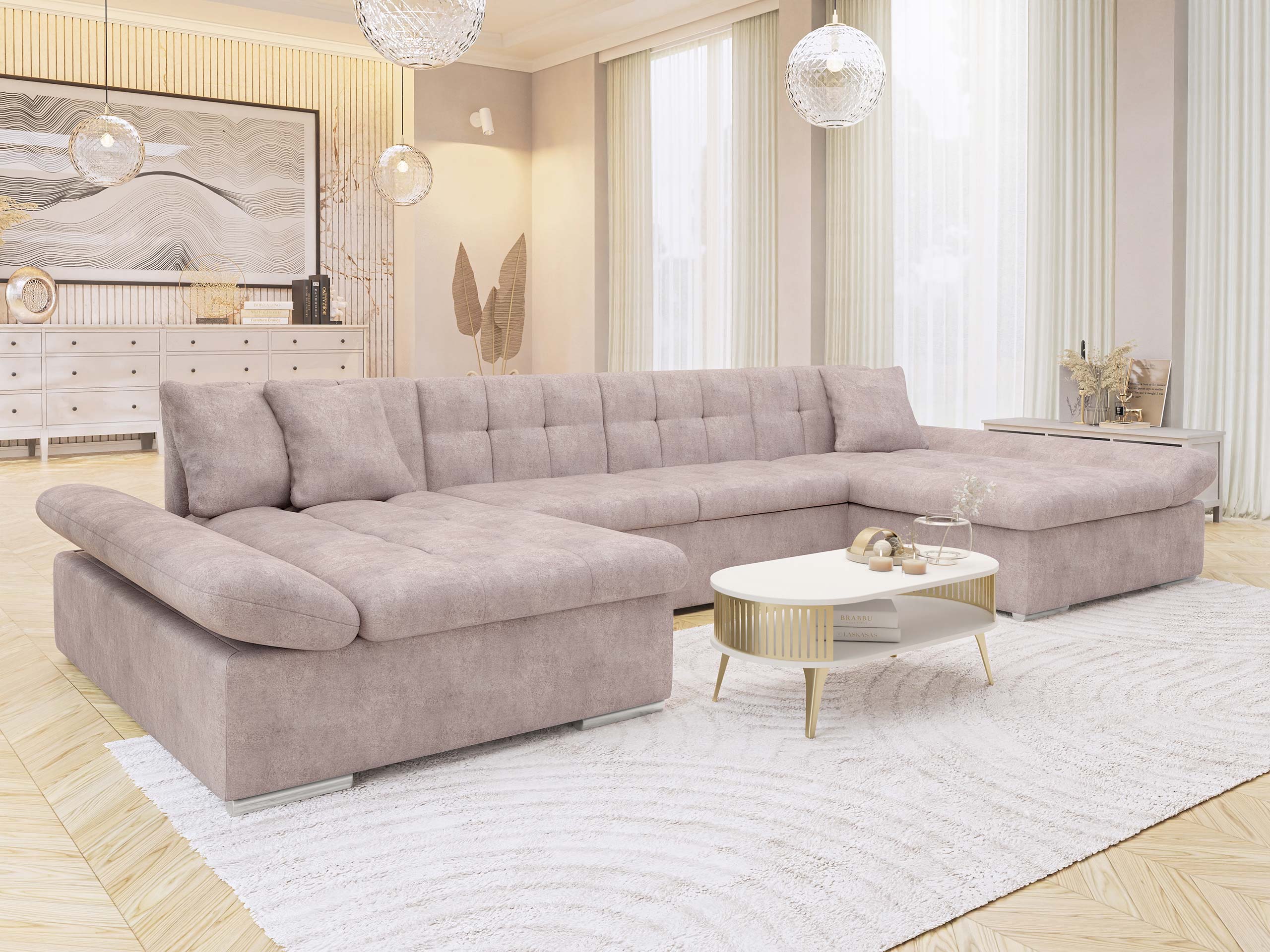 Corner sofa Comfivo Ficus II (Zoya 03)