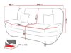 Sofa bed Comfivo 234 (Lux 03)