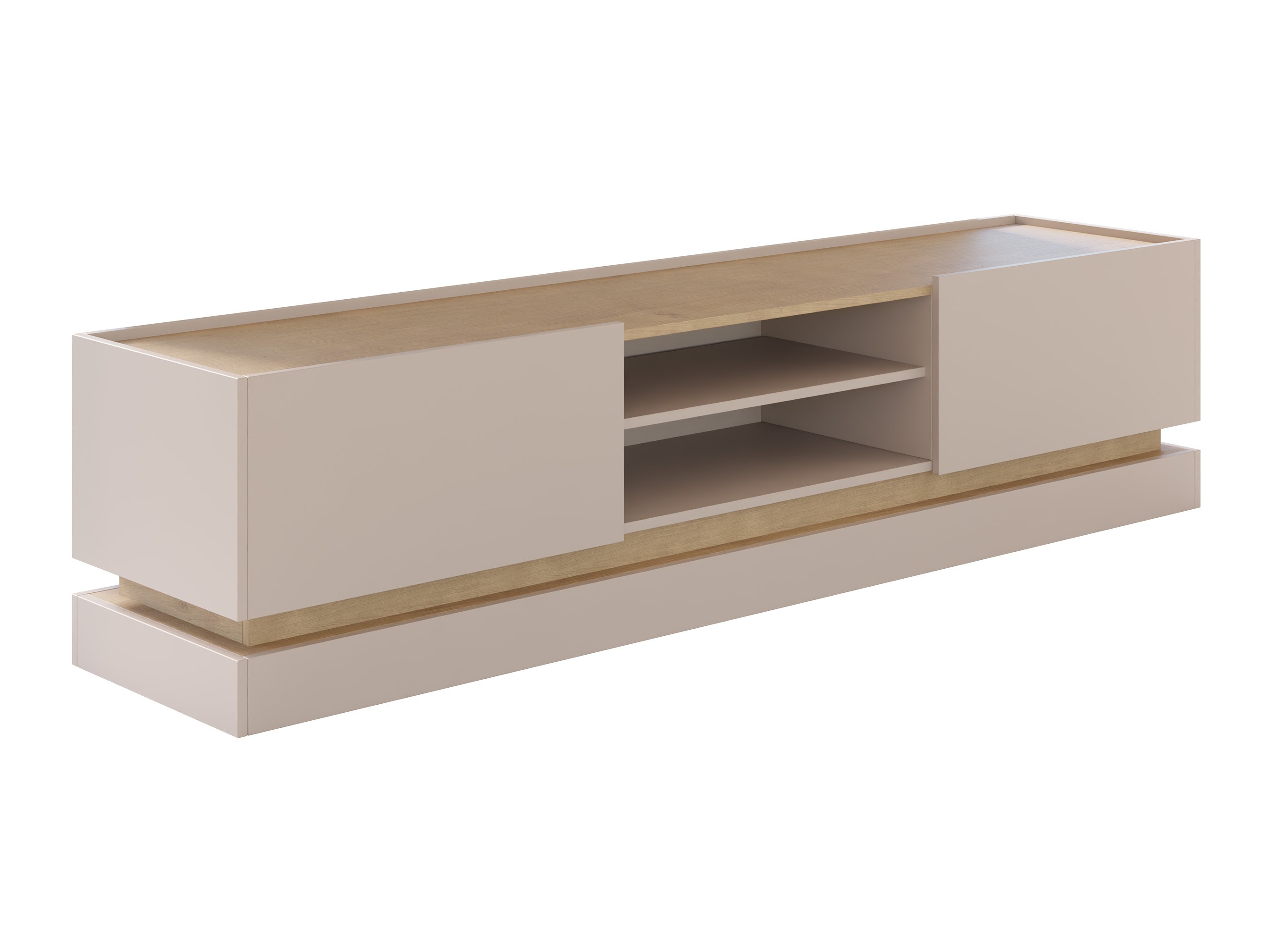 TV stand Comfivo Dalvenu 102 (Light brown + Oak)