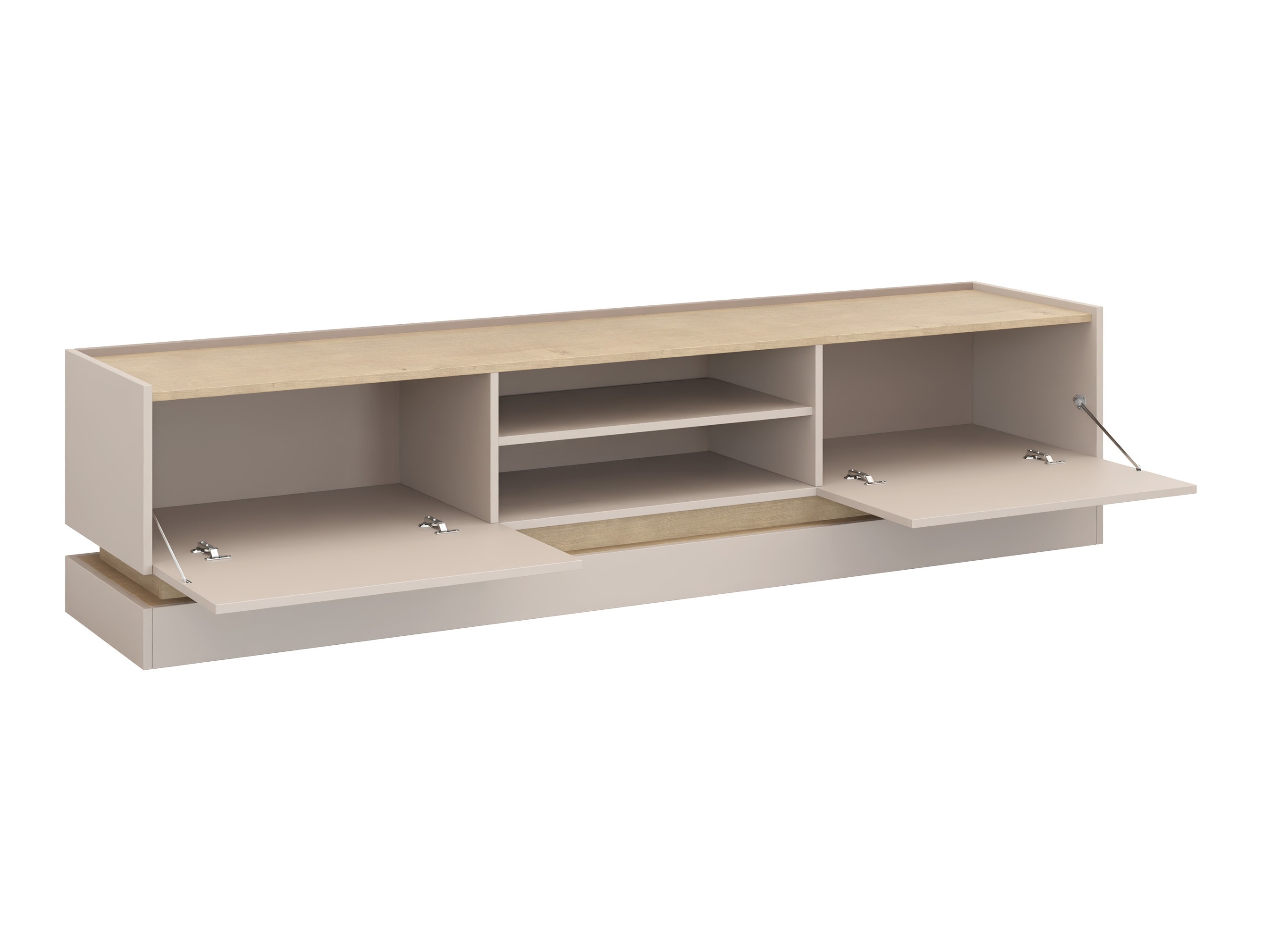 TV stand Comfivo Dalvenu 102 (Light brown + Oak)