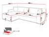 Corner sofa Comfivo 129 (Lux 05 + Lux 06)