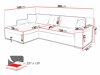 Corner sofa Comfivo 129 (Lux 06 + Lux 05)