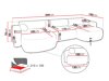 Corner sofa Comfivo 480 (Velo 623)