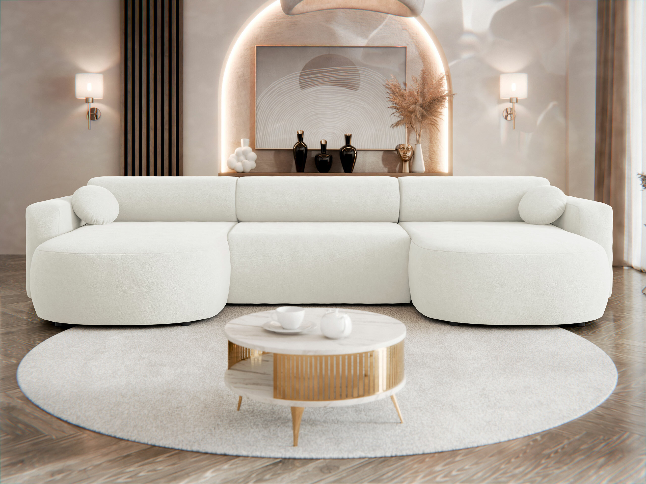 Corner sofa Comfivo Corus I (Velo 621)