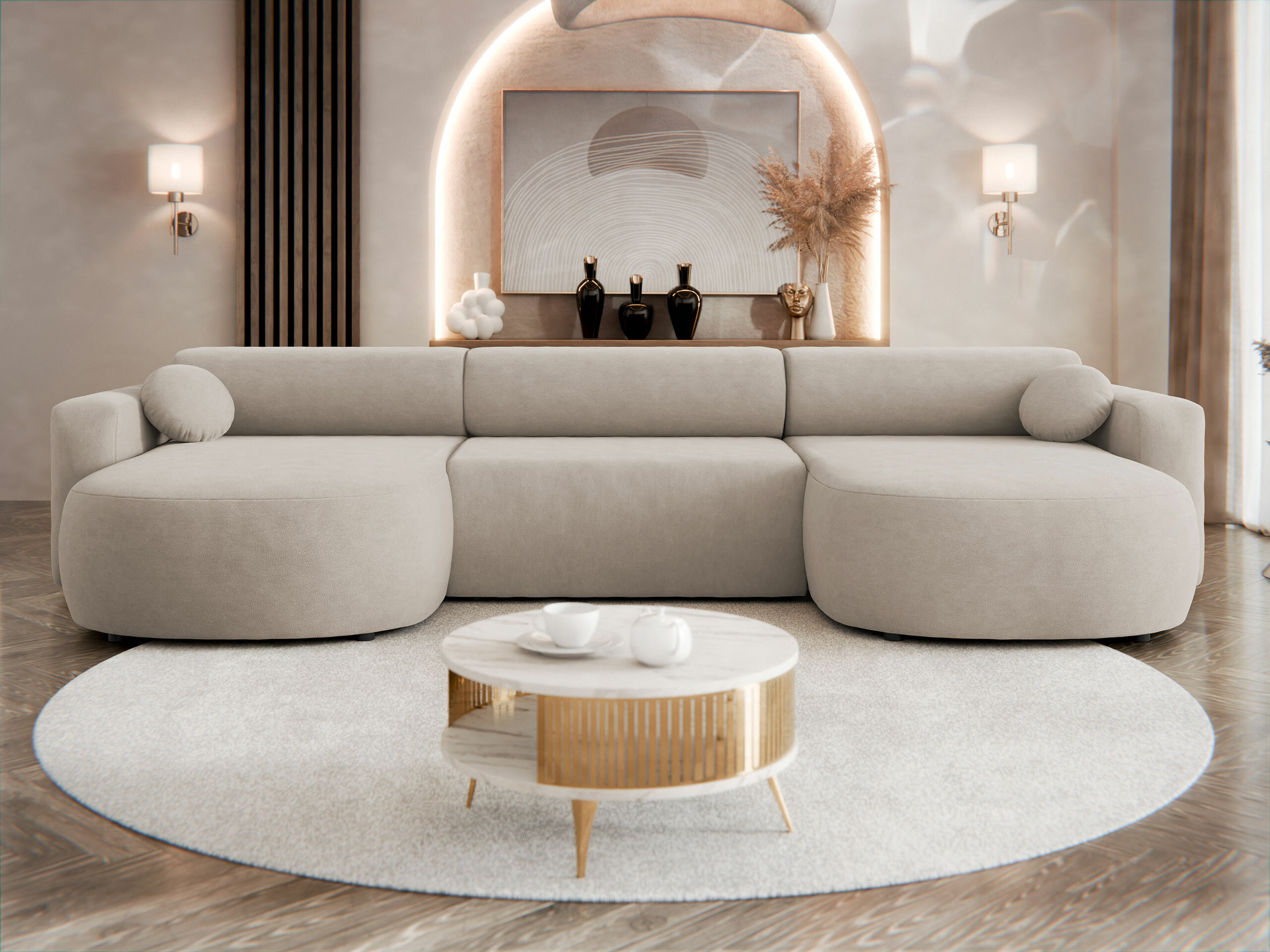 Corner sofa Comfivo Corus I (Velo 623)