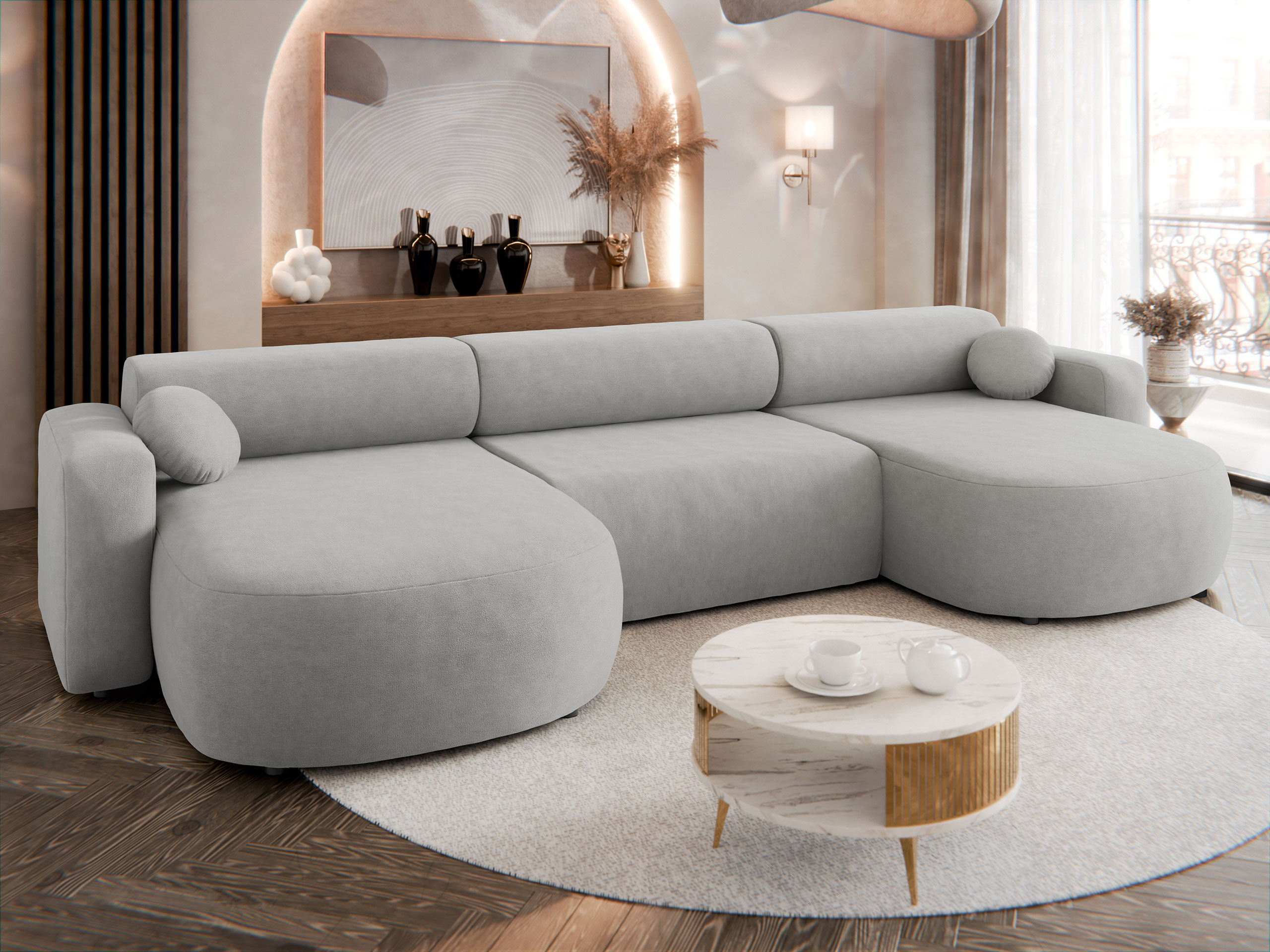 Corner sofa Comfivo Corus I (Velo 633)