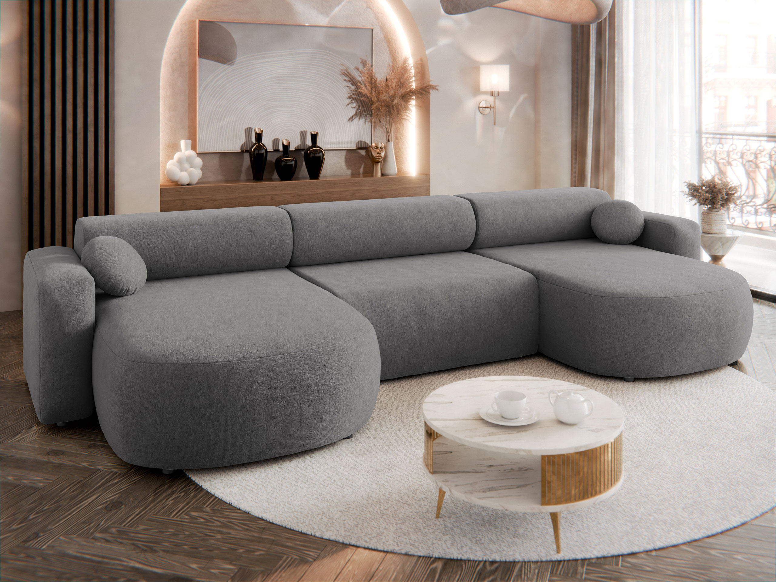 Corner sofa Comfivo Corus I (Velo 635)