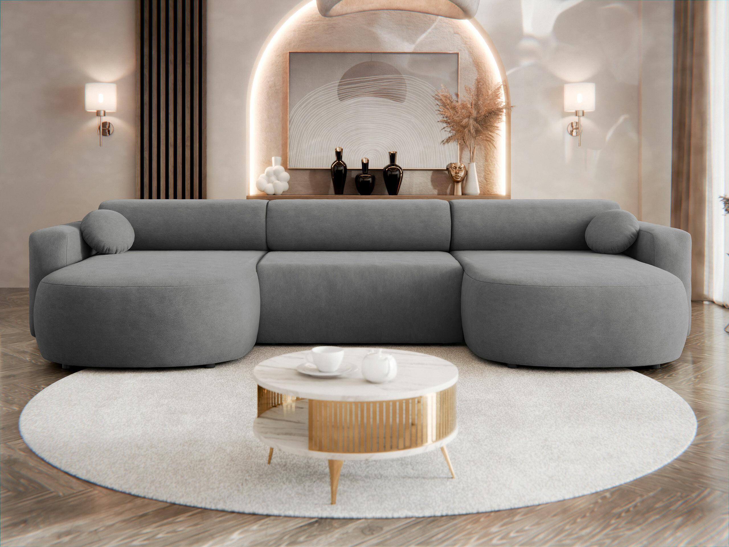 Corner sofa Comfivo Corus I (Velo 635)
