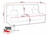 Sofa bed Comfivo 110 (Lux 05 + Lux 06)