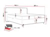 Continental bed Stonecrest 108 (Taro 05)